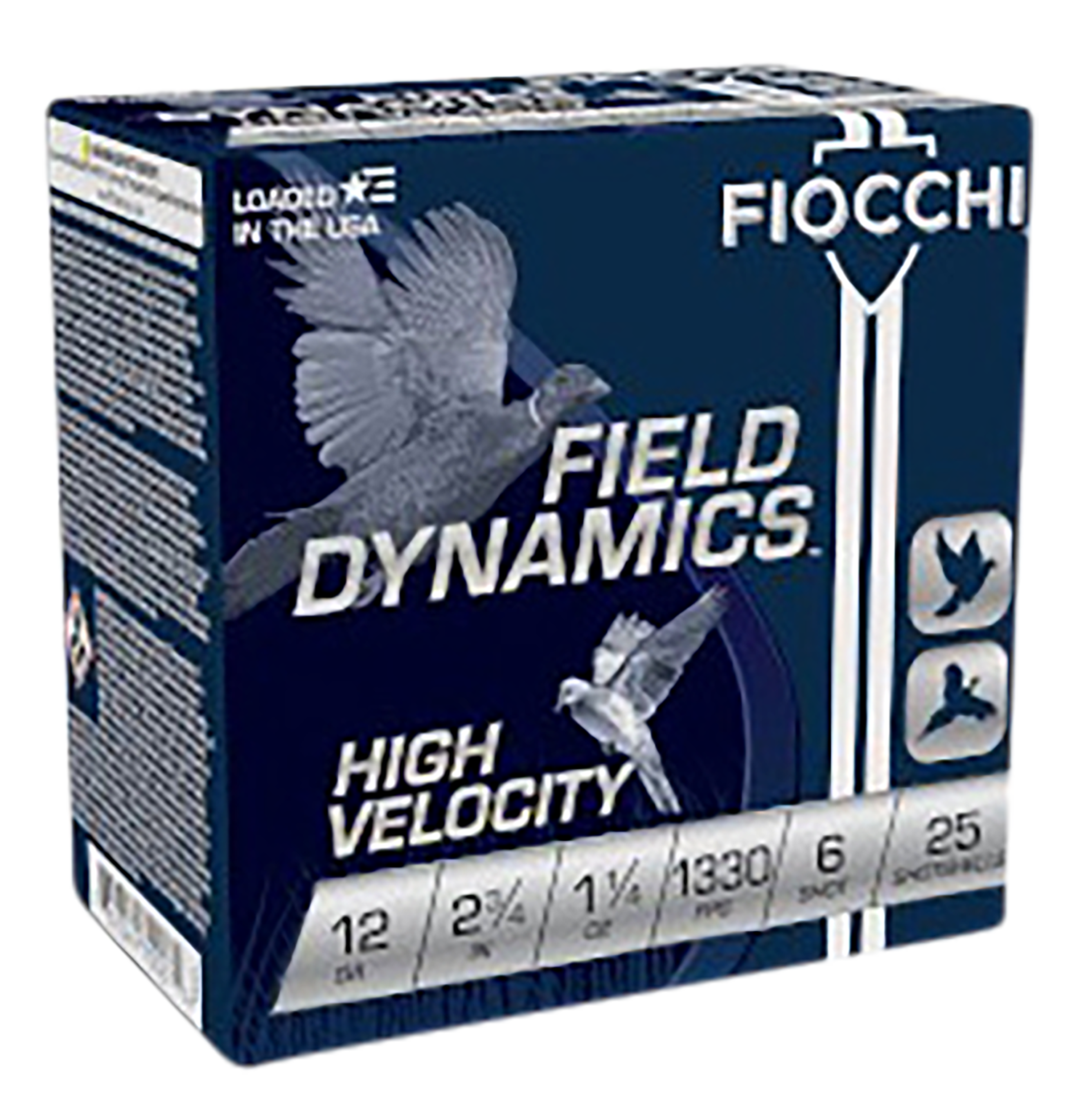 Fiocchi Field Dynamics 12 Gauge 2.75 1 1/4 oz 6 Shot 12HV6 (Box)