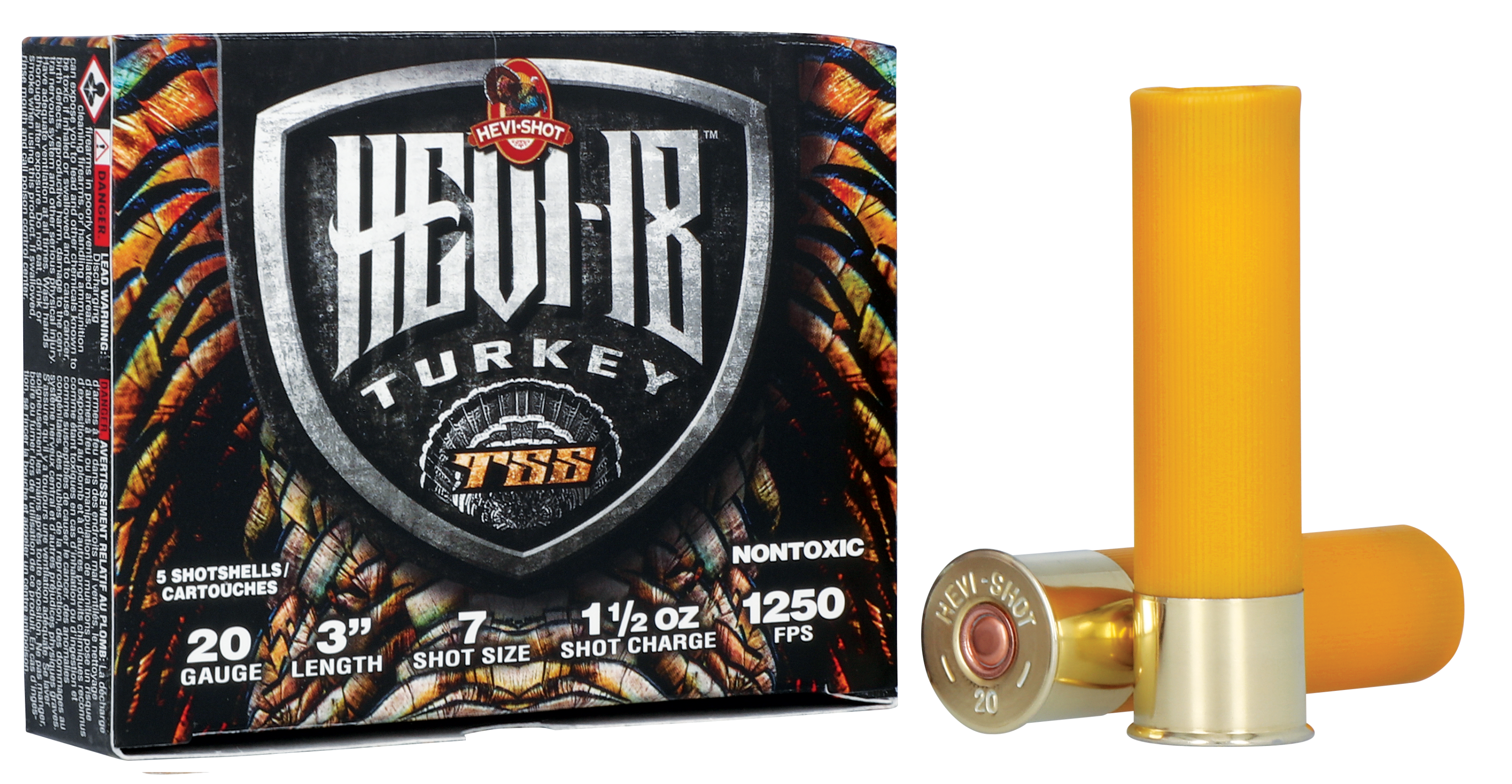 Hevishot 7007 Hevi-18 Turkey TSS 20 Gauge 3 1 1/2 oz 7 Shot 5 Bx/ 10 Cs