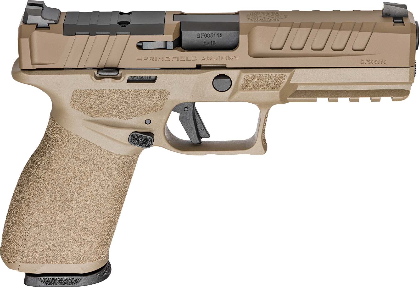Springfield Armory(R) - EC9459F-U - Echelon 4.5F 9mm 4.5" 20+1 Desert FDE Striker Fire Pistol