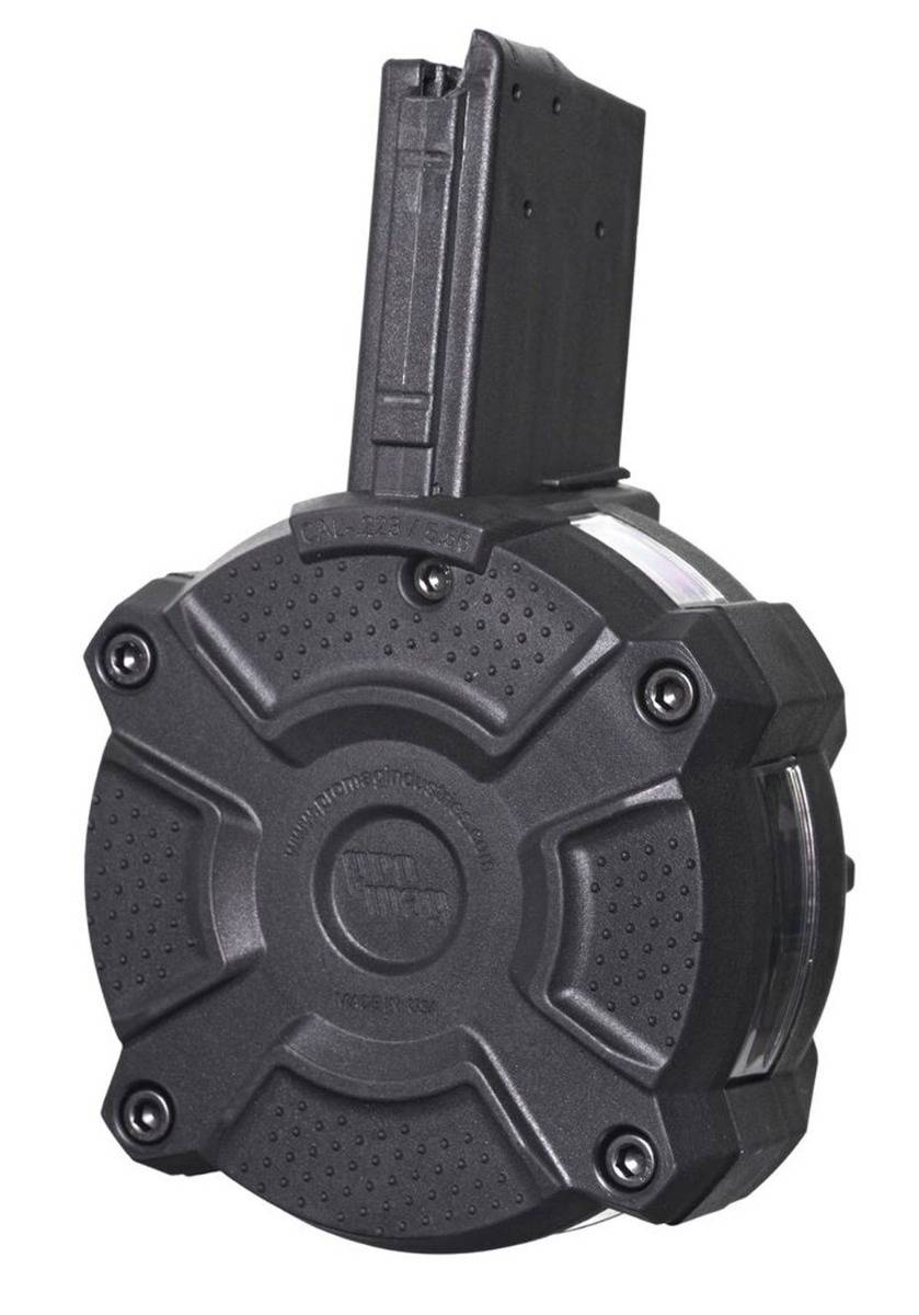 Pro Mag Industries AR-15 Drum 5.56 NATO / .223 Rem 65-Rounds with Window