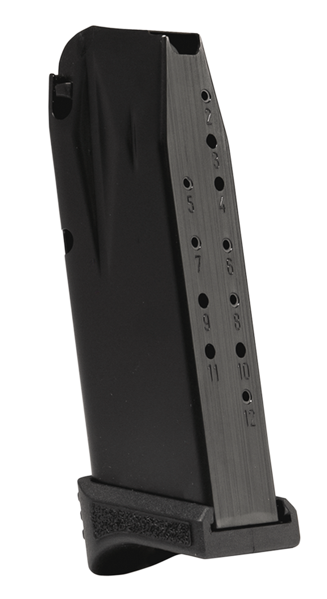 Sub Compact 9mm Luger Handgun Magazine - Tp9 Elite Sc/Mete Sc Subcompact 9mm Luger 12rd W/Finger Rest