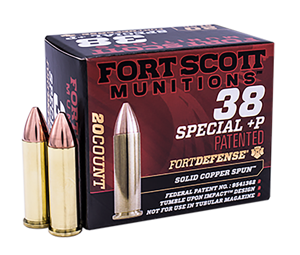 Fort Scott Munitions Tumble Upon Impact .38 Special 81 gr Ammo SCS - 20rds - 38+P081SCV