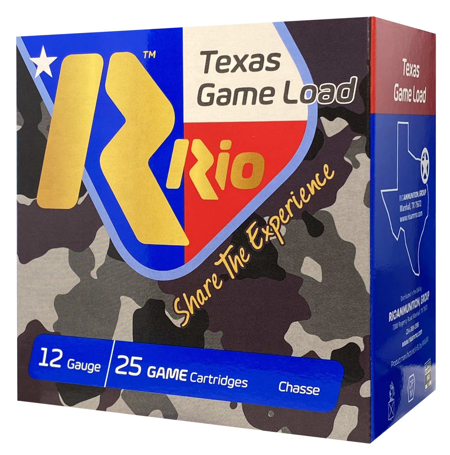RIO Ammunition TOP GAME HIGH VELOCITY 12GA 2-3/4INCH 1-1/4OZ #7.5 SHOT 3-3/4DR 25 ROUNDS PER BOX
