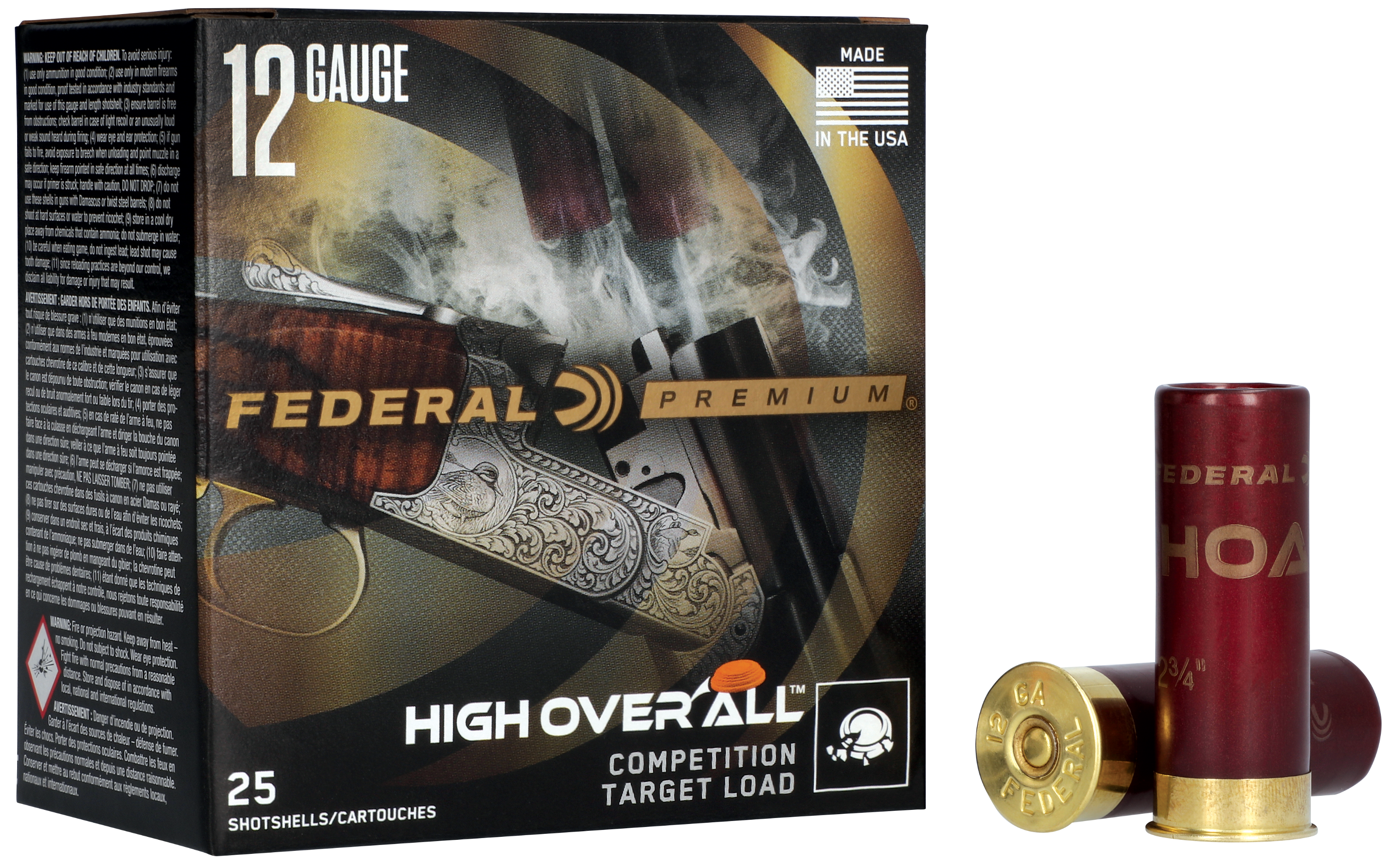 Federal 12 Gauge 2.75 1-1/8 oz 8 Shot 1145 fps (Box)