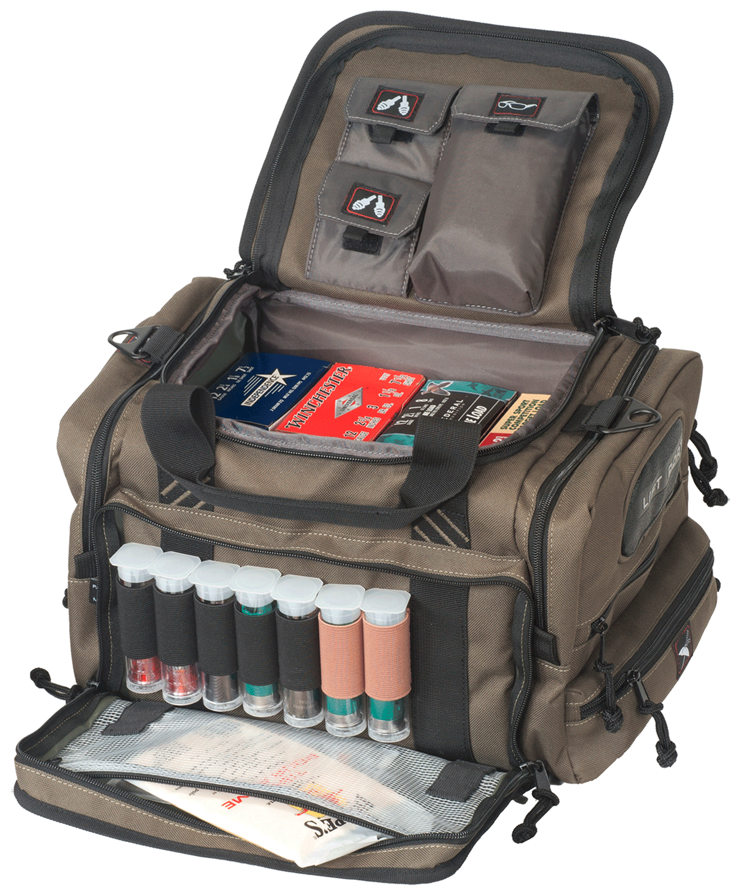 GPS Bags OD Green Nylon Lockable Range Bag with Heavy Duty Zipper 1411SC