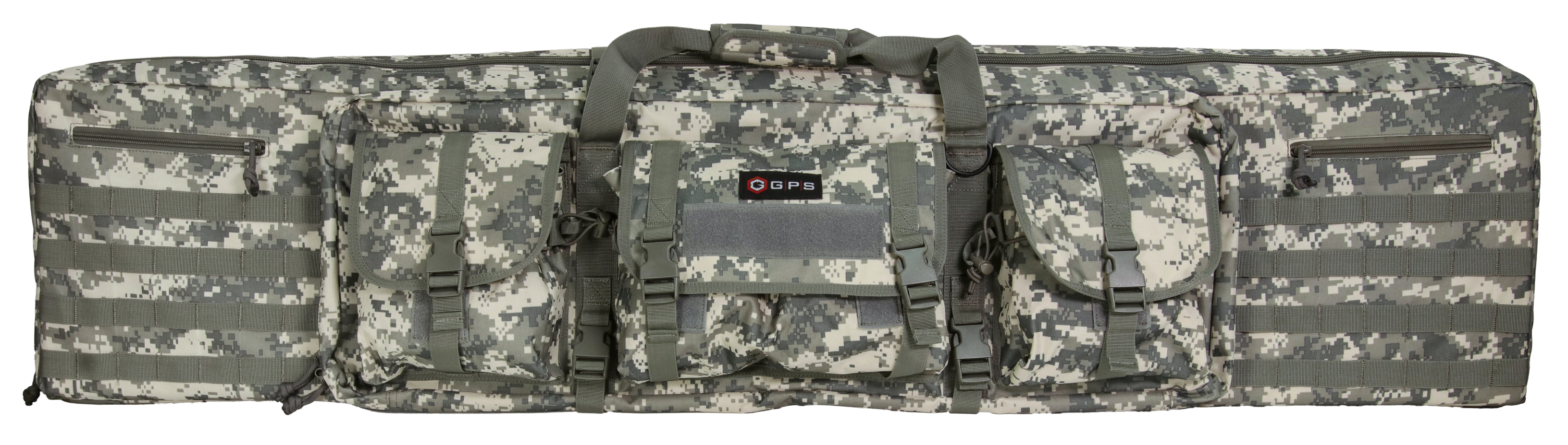 GPS Bags Lockable 600D Polyester 2-Rifle Gun Case DRC55ACU