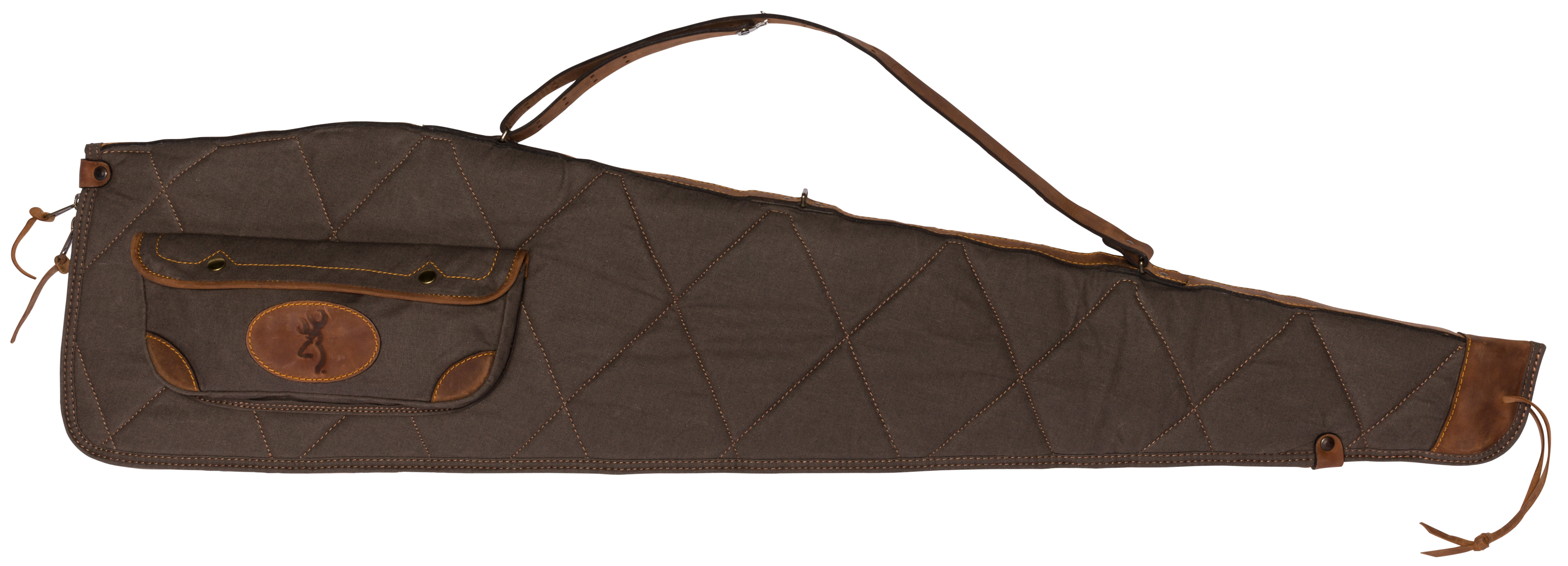 Browning Flint Canvas Scoped Rifle Case with Full Length Zipper 1413886948