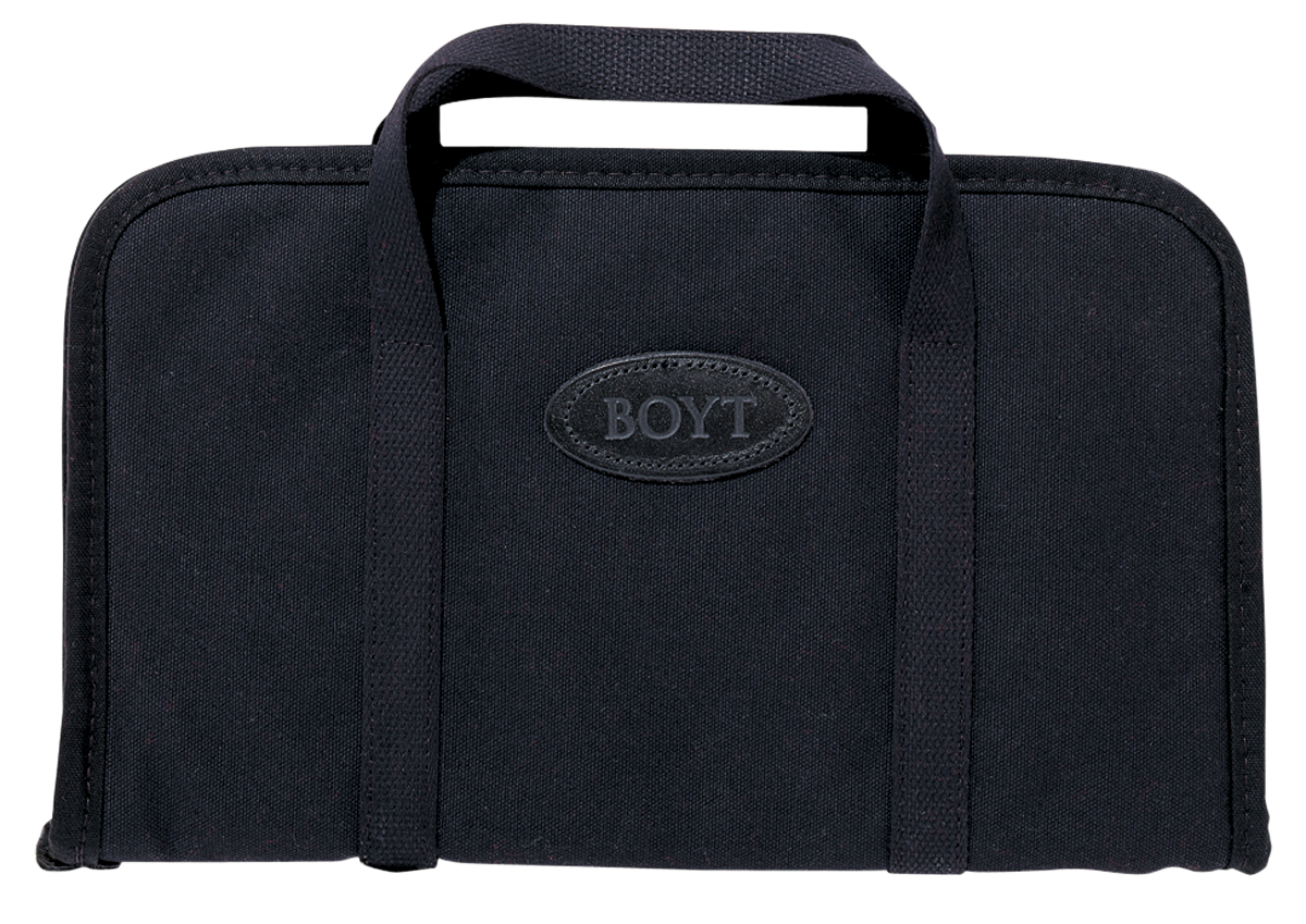 Boyt Harness Black Canvas Handgun Case with Padding and Full Length Zipper 0PP660003