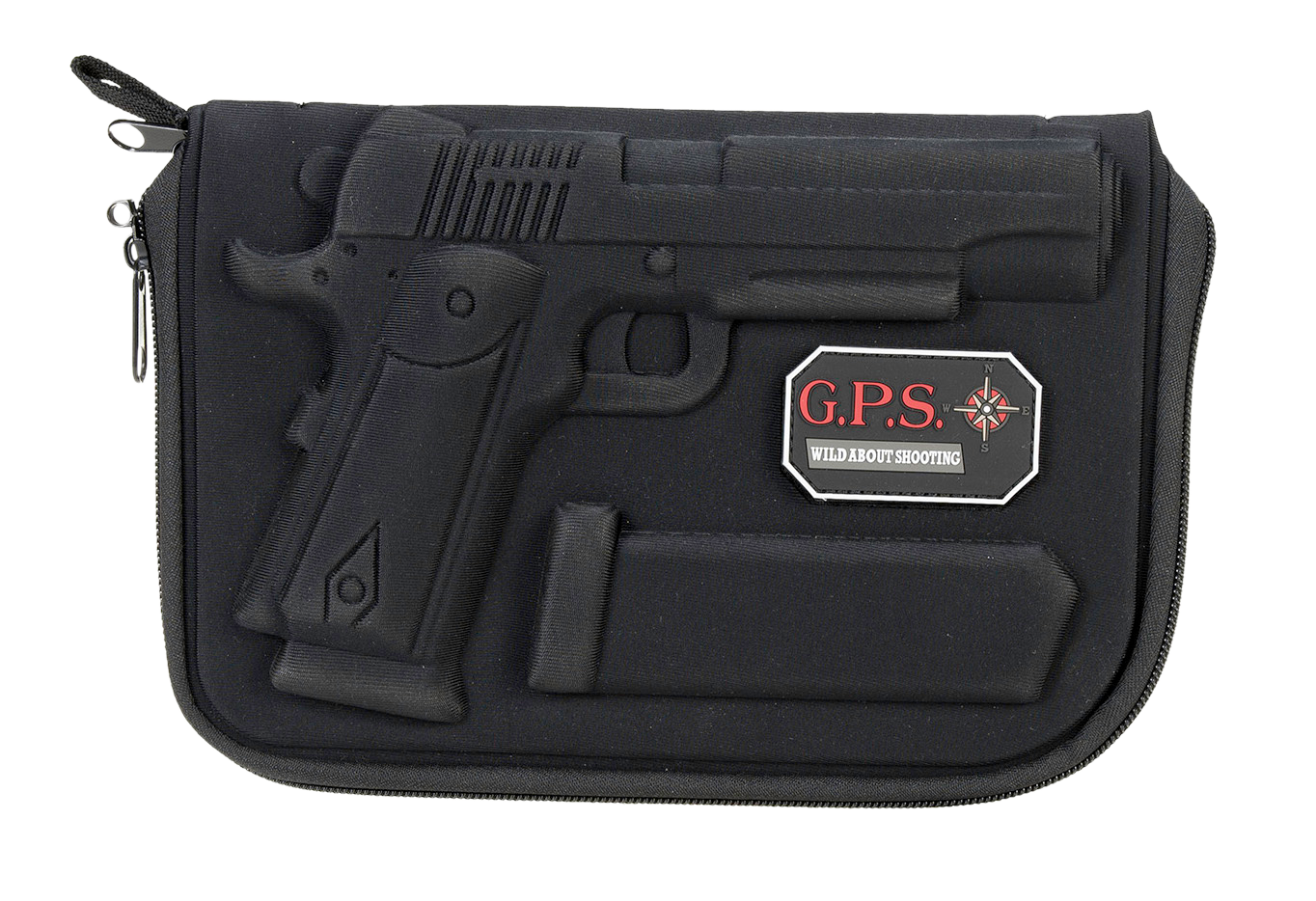 GPS Bags Blacklock Airline Approved Handgun Zipper Case 908PC