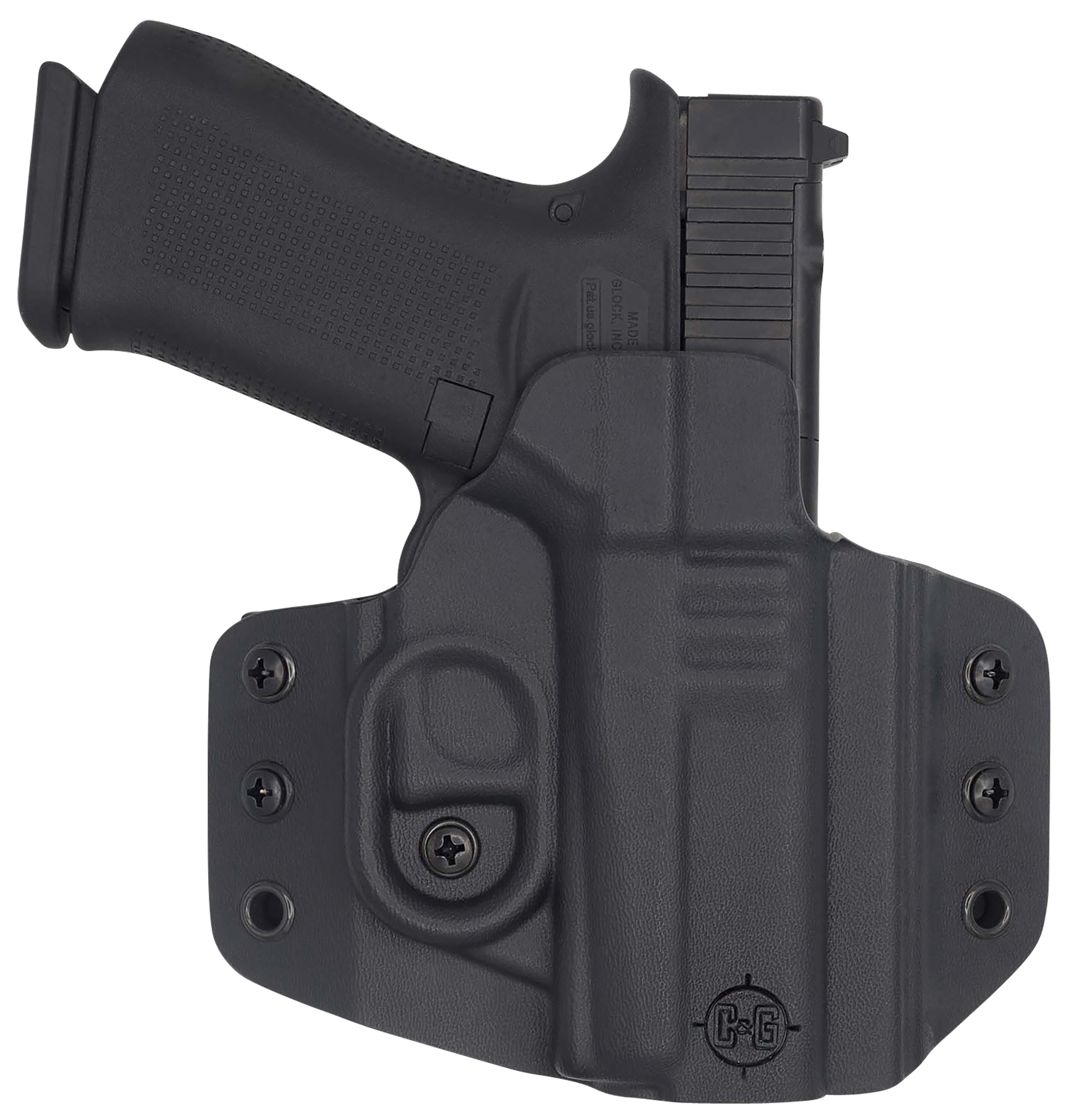 C&g Holsters Covert For Glock 43 Black Kydex Belt Loop Holster 0060100