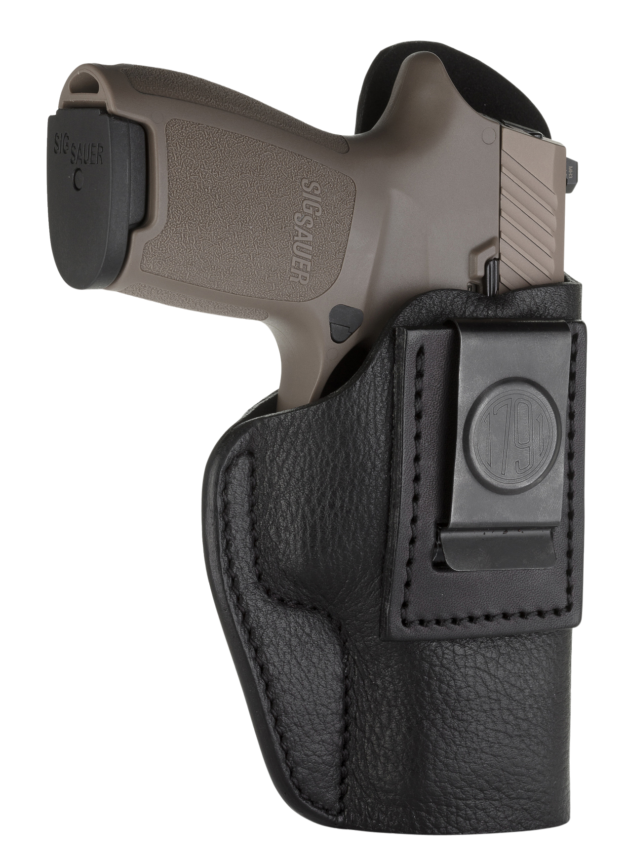 1791 Gunleather SCH Right Hand Springfield XD-M IWB Smooth Concealment Holster, Night Sky Black - SCH-5-NSB-R