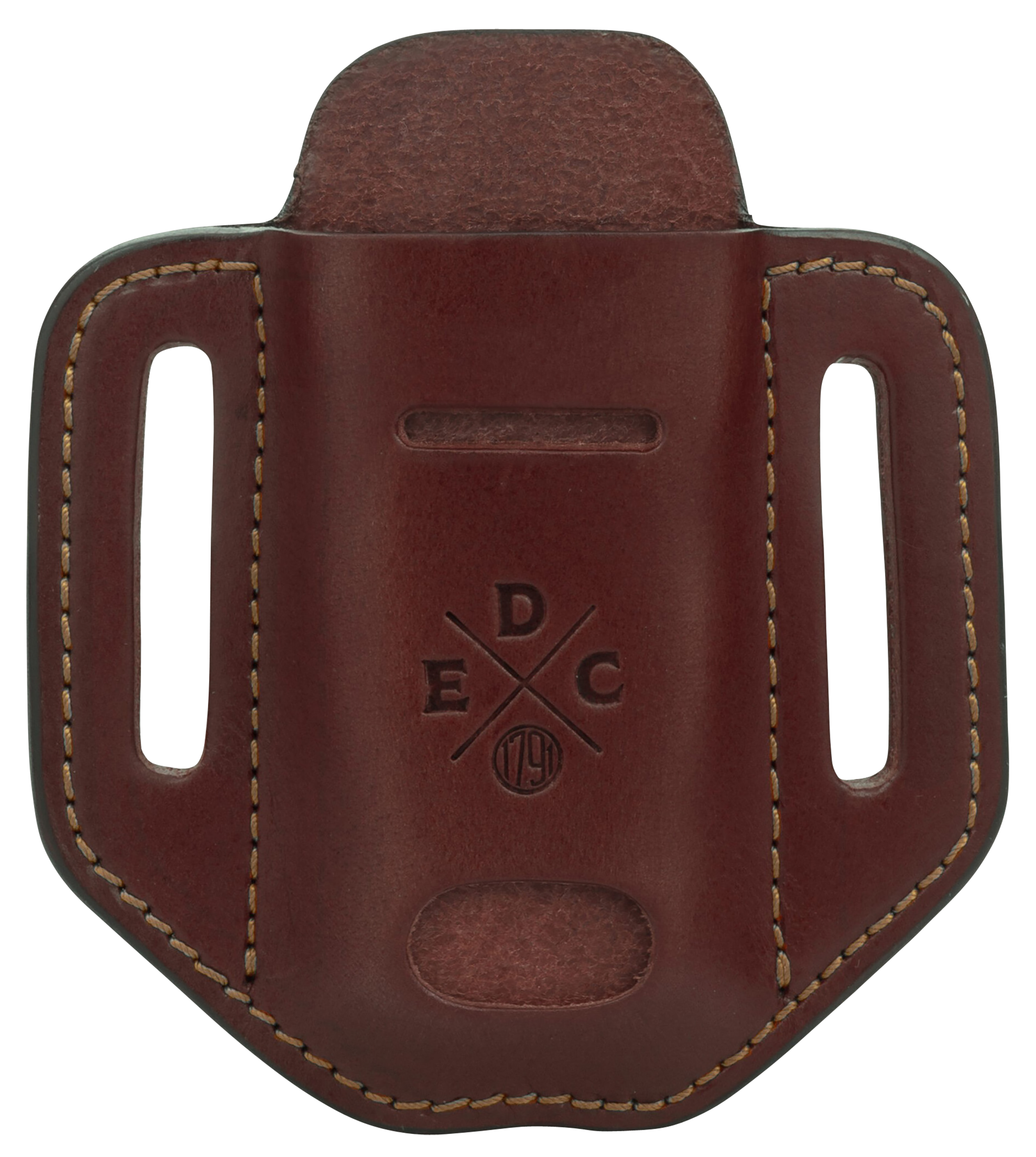 1791 Gunleather Edc Ambidextrous Chestnut Leather Belt Slide Holster HDESSLCHNA