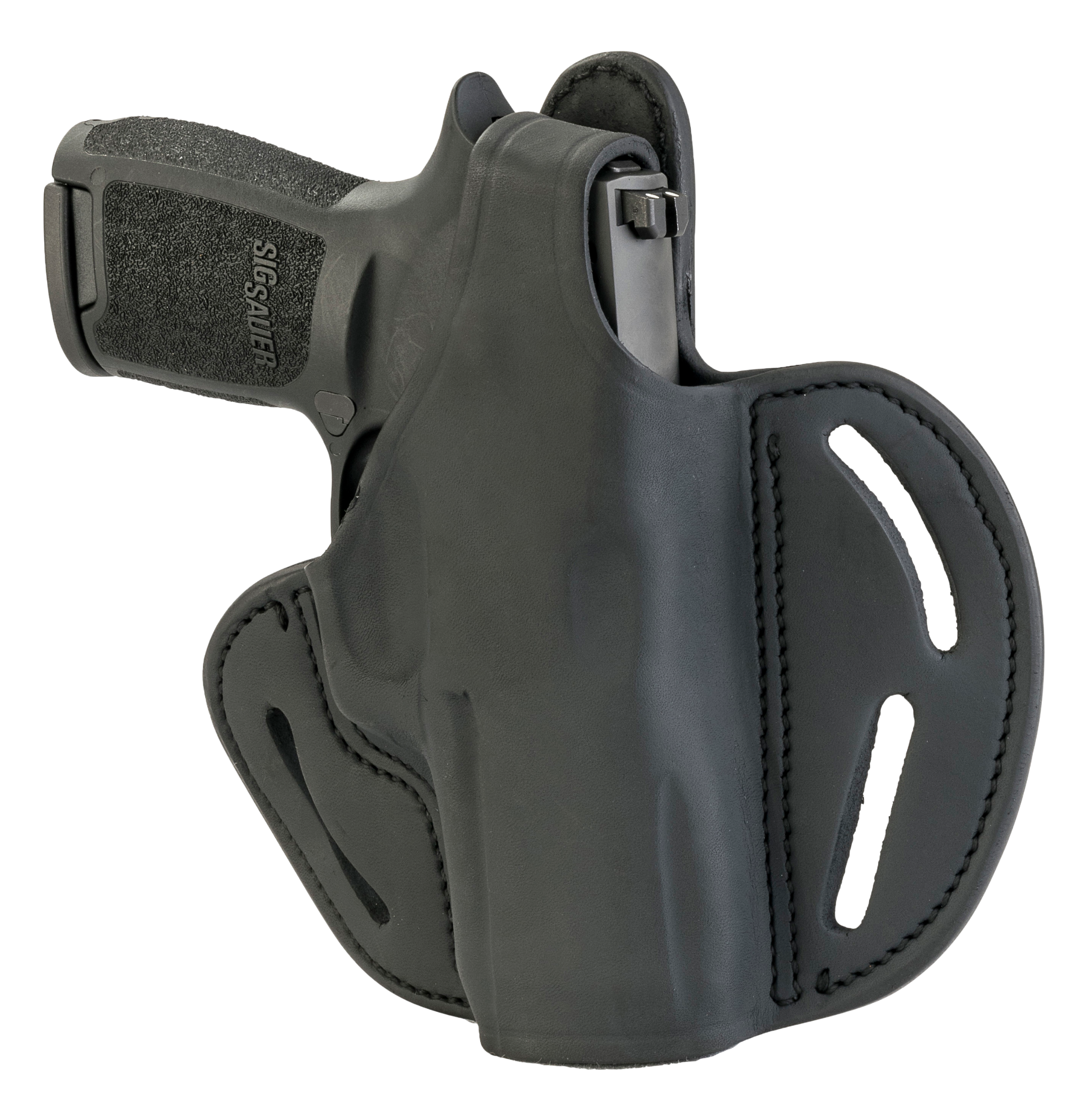 Bhx Thumb Break Belt Holster Size 5 - Bhx Thumb Break Compact Belt Holster Stealth Blk Rh Size 5