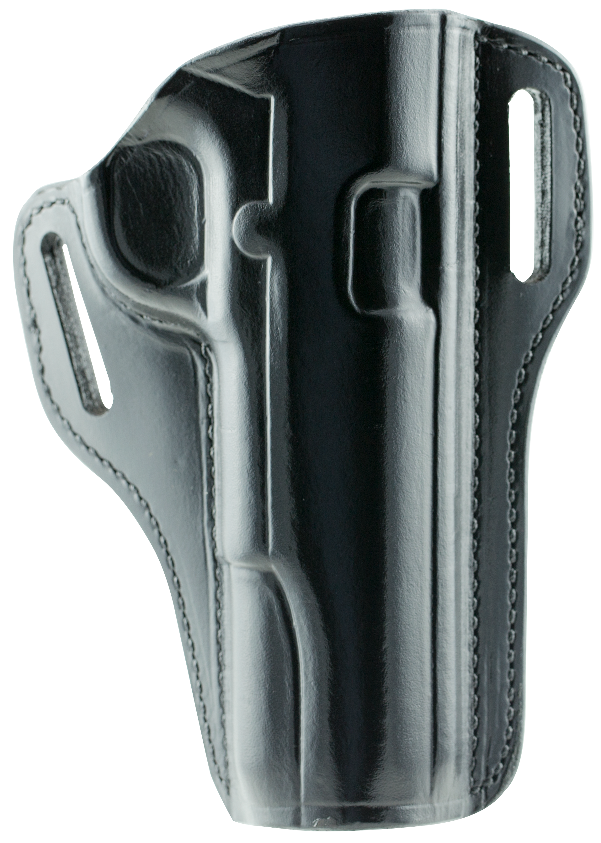 Bianchi 57 Remedy Black Leather Holster for Colt 1911 Government Right Hand Smooth Finish 25018
