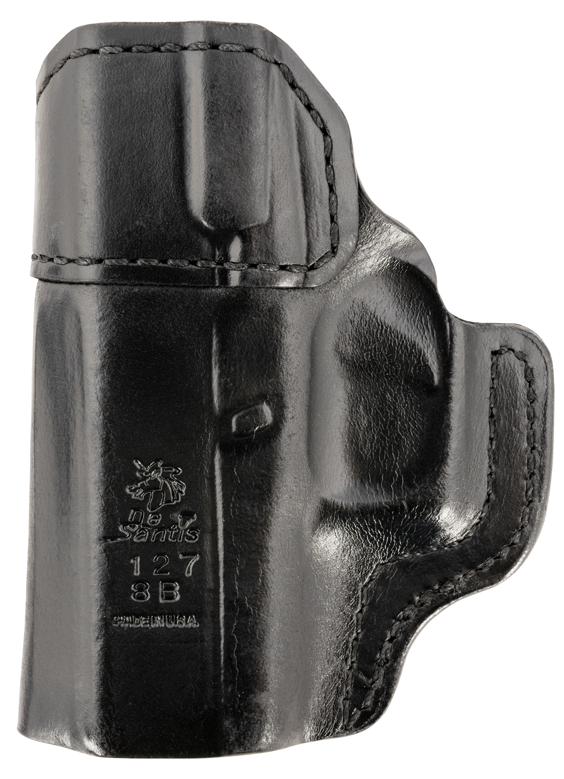 Desantis Gunhide Inside Heat Black Leather Right Hand Belt Clip For Glock 43/43x 127BA8BZ0