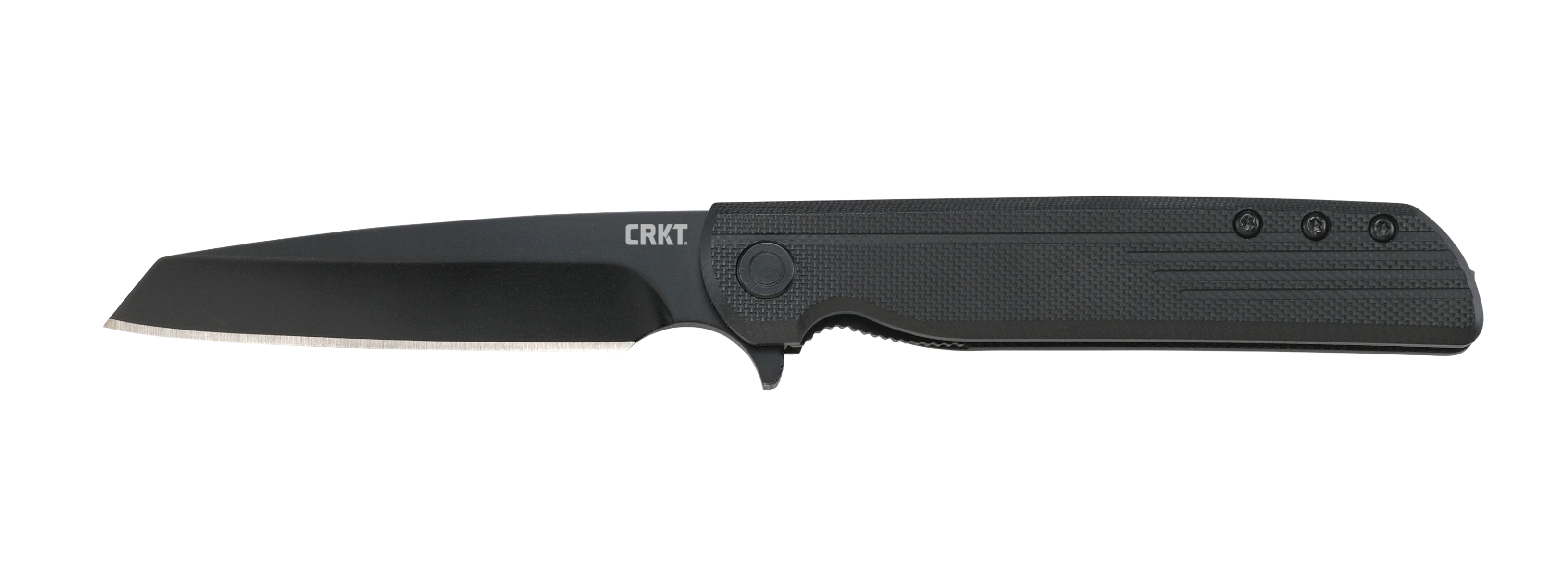 CRKT 3802K LCK + Blackout 3.24 Folding Tanto Knife Black 3802K"