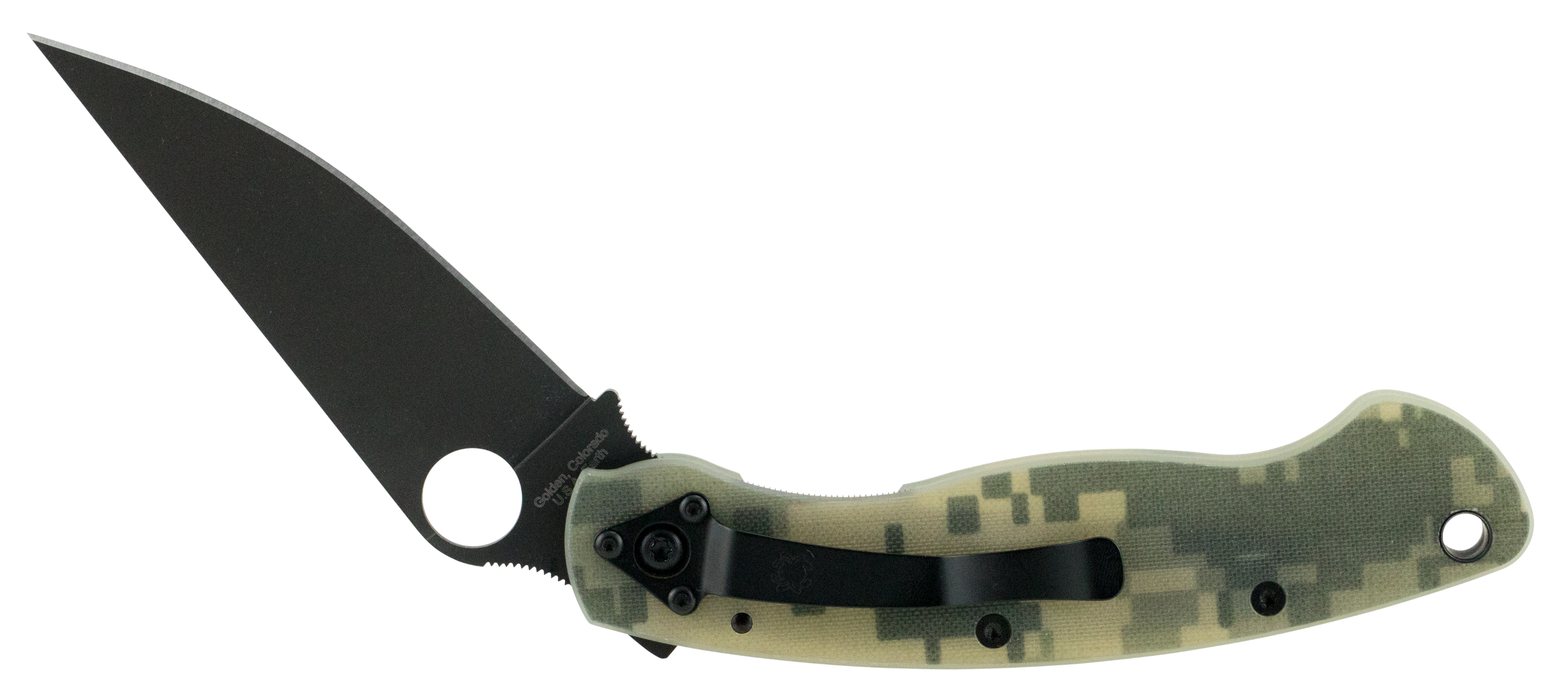 Spyderco Military 4 Modified Clip Point C36GPCMOBK"