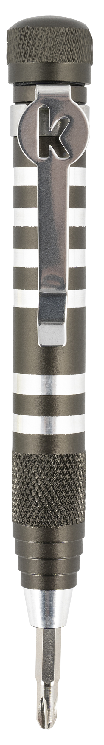 Kershaw TX 4.8 Multi-Function Magnetic Bit Driver Tool (Gray)"