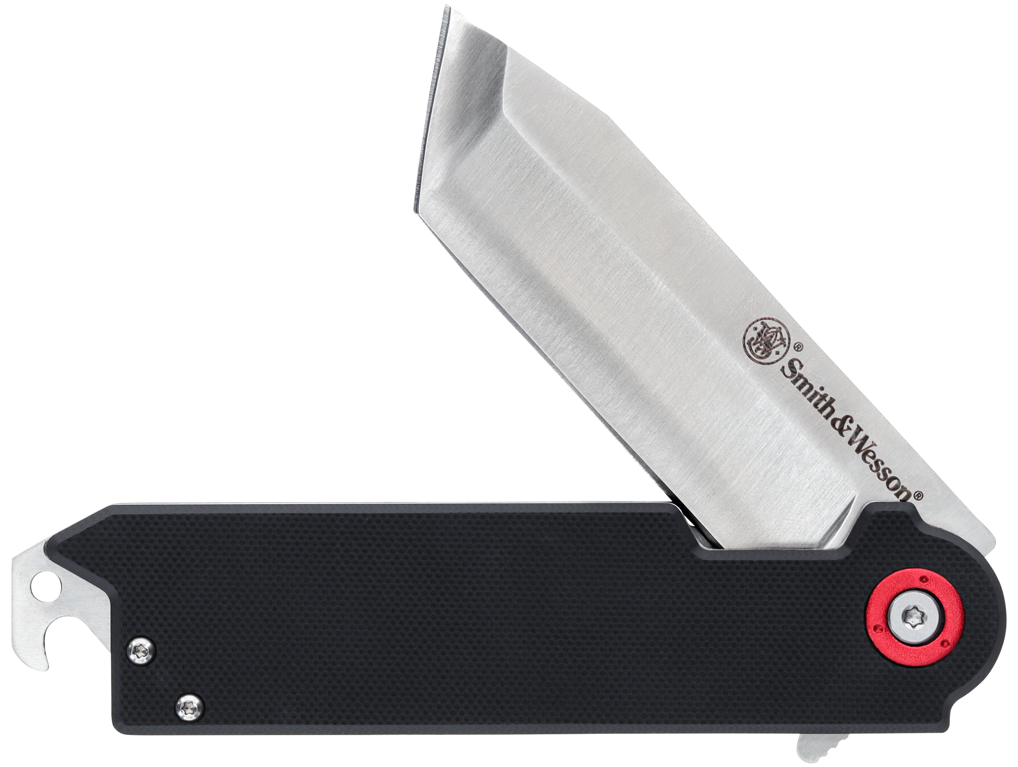 Smith & Wesson Knives Big Benji 3.50 Folding Plain Stainless Steel Knife 1193144"
