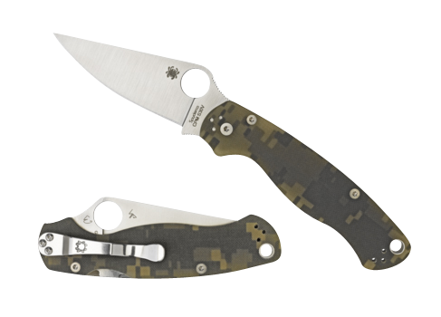 Spyderco Para Military 2 3.44 Drop Point C81GPCMOBK2"