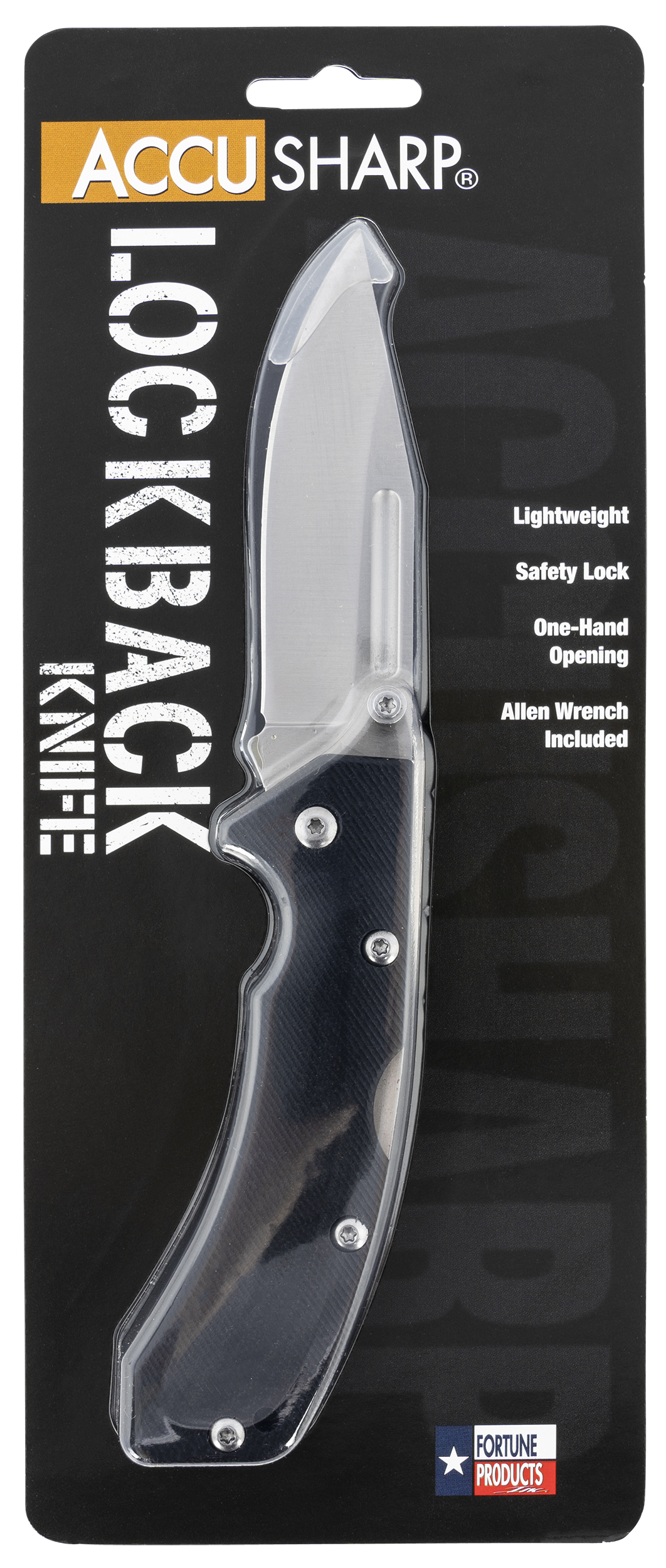 AccuSharp Lockback 3 Clip Point 711C"