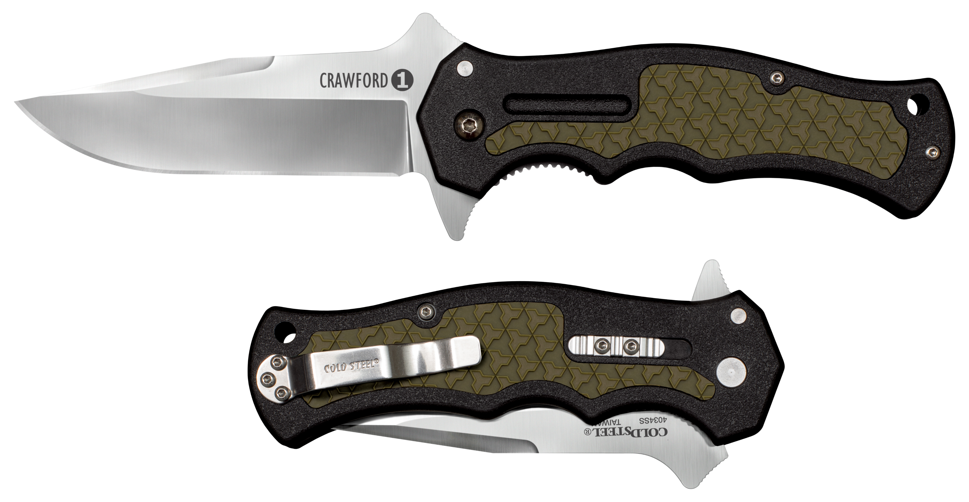 Cold Steel Crawford 3.50 Clip Point CS20MWCZ"