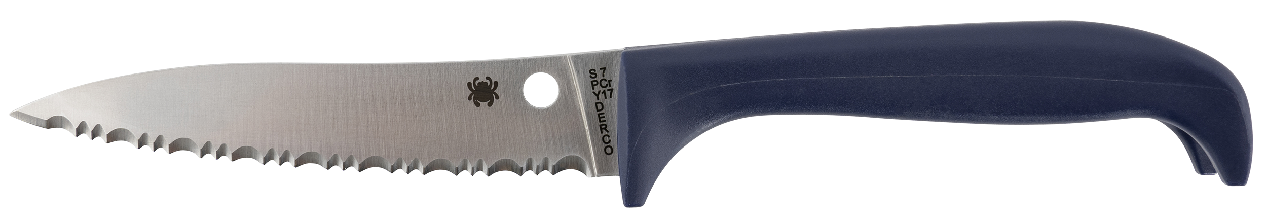 Spyderco K20SPR Counter Puppy 3.48 Fixed Serrated Knife K20SPR"