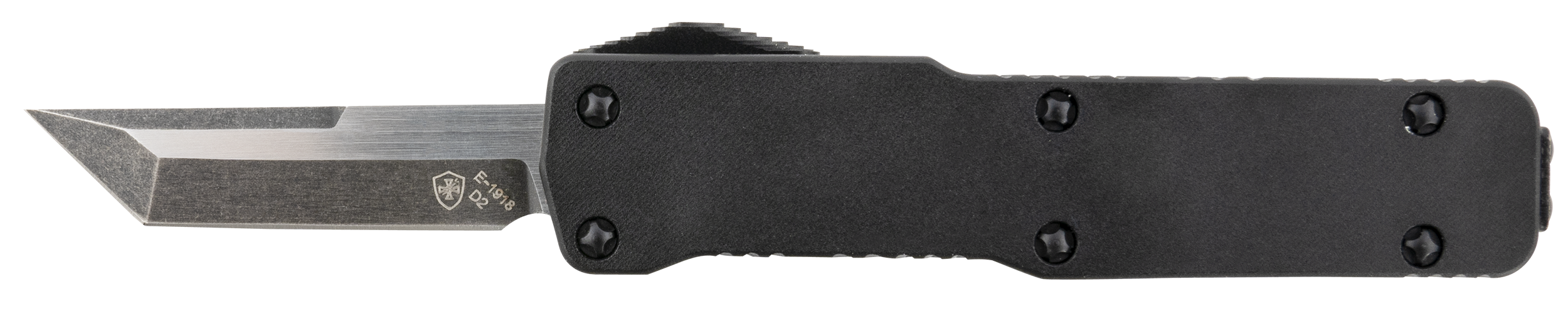 Templar Knife Premium Lightweight CALI Legal OTF Knife Tanto, Black Anodized - CABR221