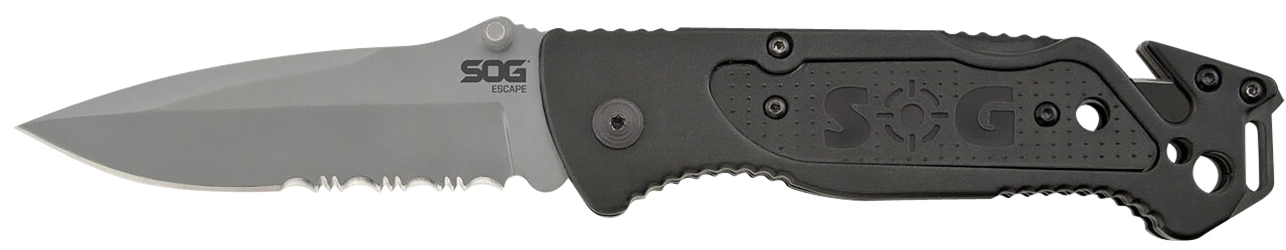SOG Escape 3.4 PS Folding Knife (Black) SOGFF24CP