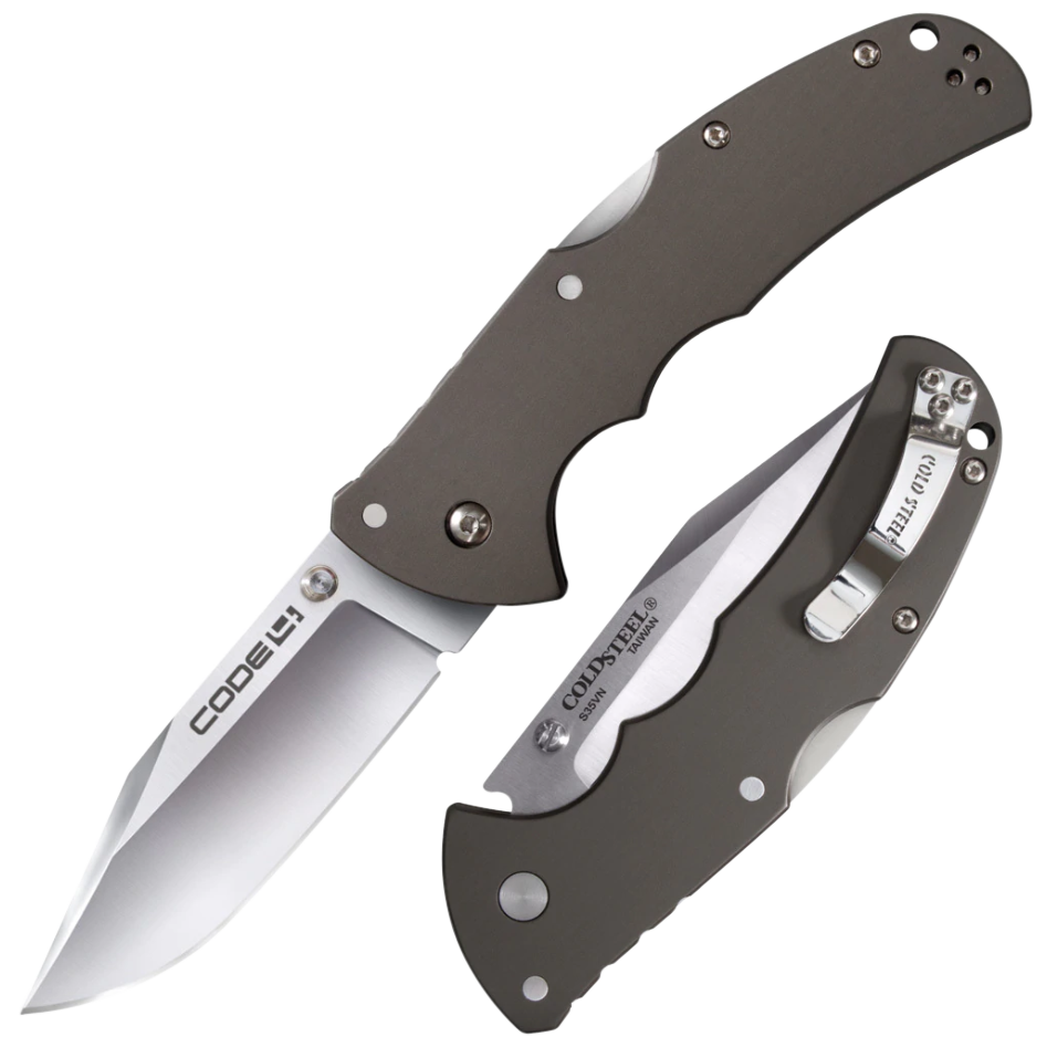 Cold Steel Code 4 3.50 Clip Point CS58PC"