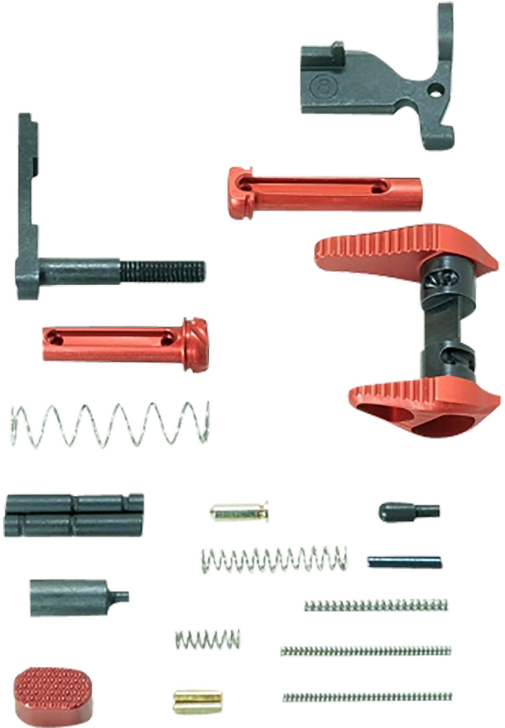 Timber Creek Outdoors ARBTKR Buffer Tube Kit Red Anodized for AR15