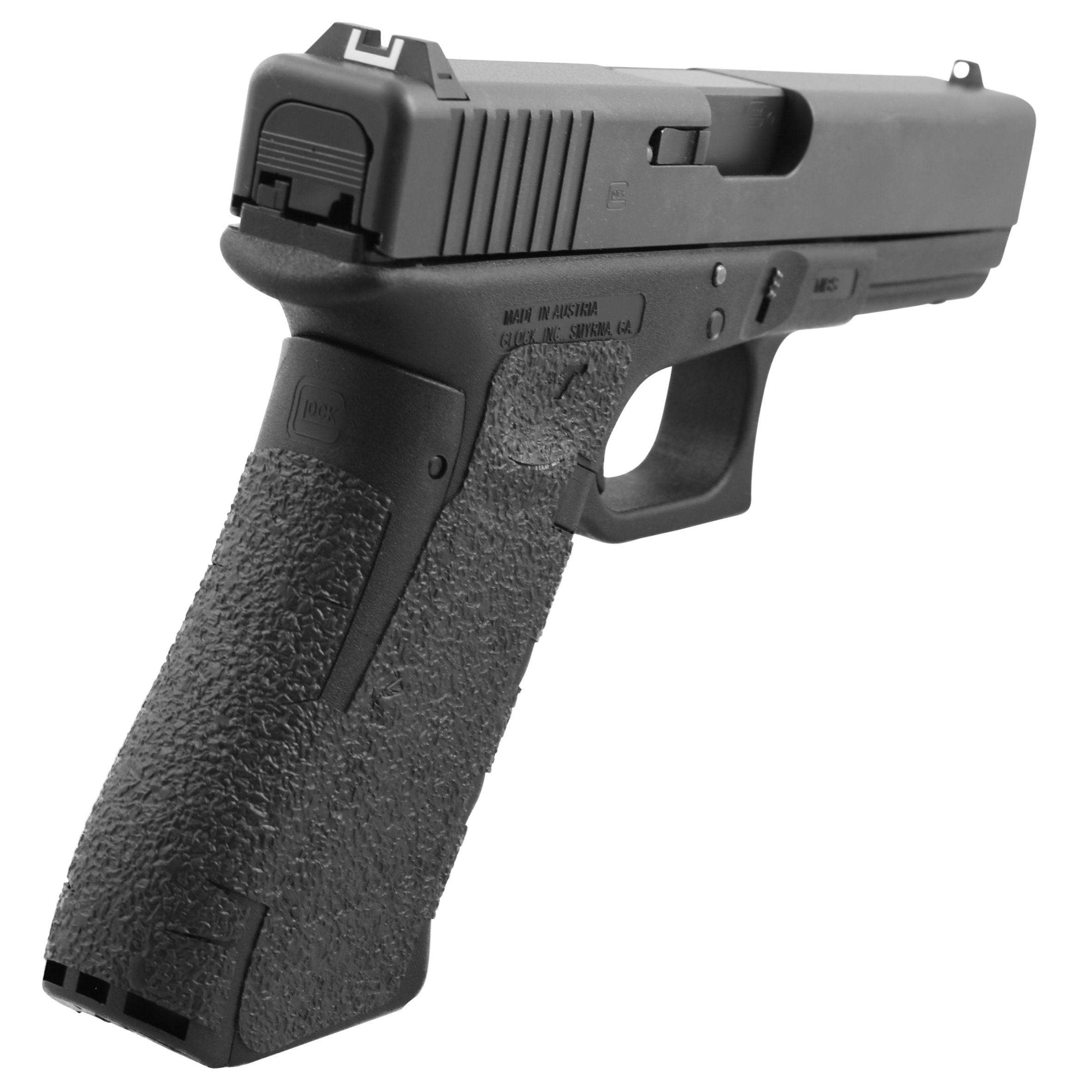 Talon Grips 382R Adhesive Grip For Glock Gen5 192325323844 wNo Backstrap Black Textured Rubber
