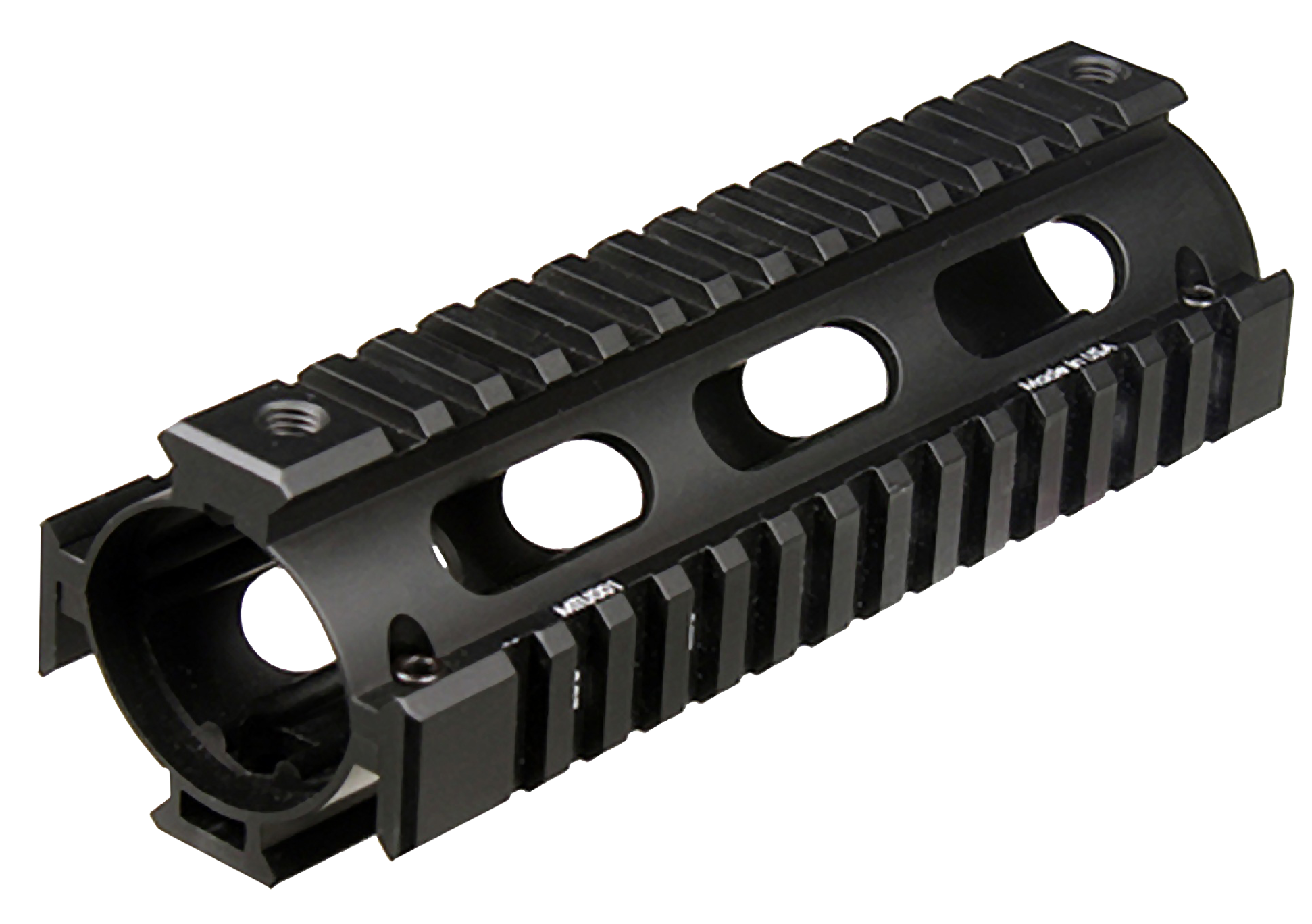 UTG Pro MTU001 Pro Quad Rail Handguard DropIn Aluminum Black Anodized Hardcoat Picatinny Rail For Carbine AR15