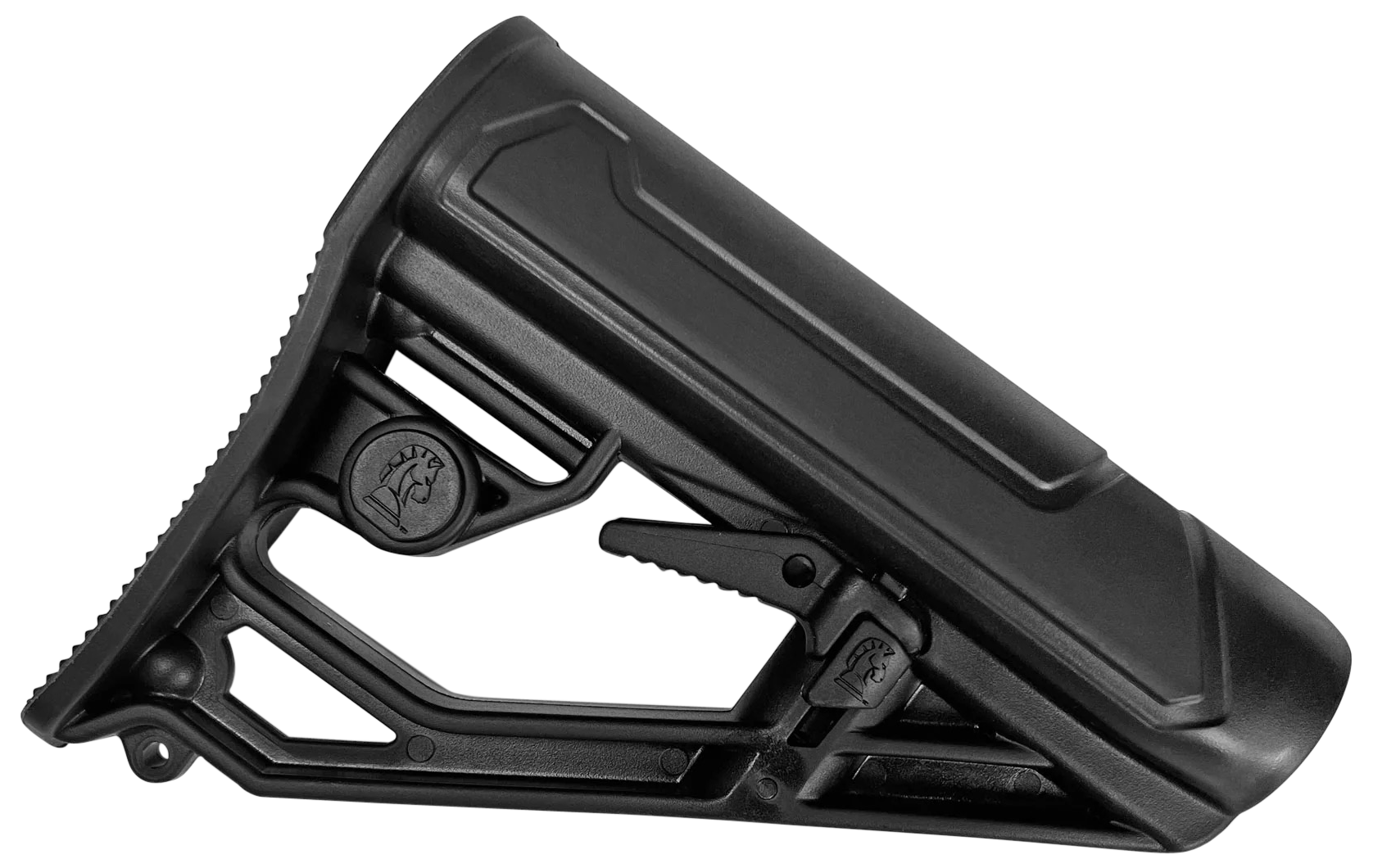 ADAPTIVE TACTICAL AT02013 EX Performance Lite Adj. Black Synthetic M4 Style Swivel Stud Fits ARPlatform MilSpec Buffer Tubes