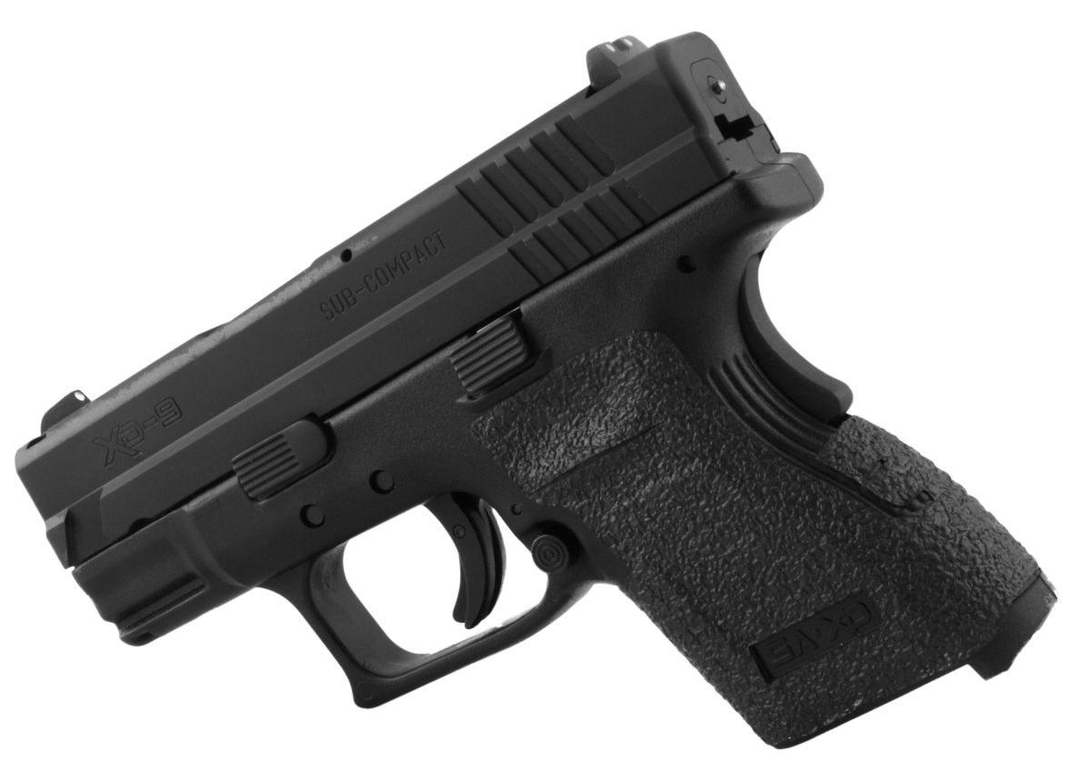 Talon Grips 203R Adhesive Grip Textured Black Rubber for Springfield XD Subcompact 940