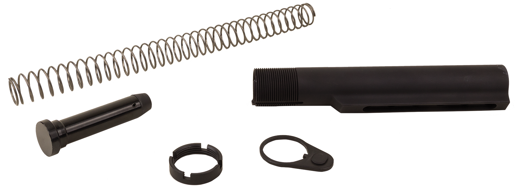 Advanced Technology A5101050 Commercial Buffer Tube Assembly AR15 Black Anodized 6061T6 Aluminum