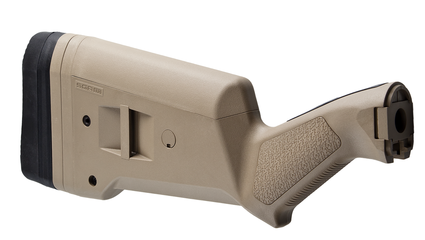 Magpul MAG460FDE SGA Stock Fixed Flat Dark Earth Synthetic for Remington 870 12 GA