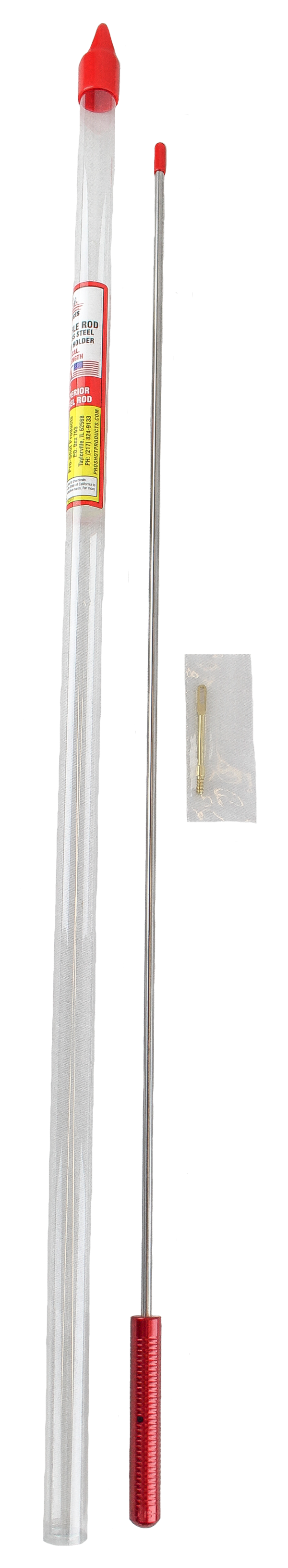 ProShot 1PS262226 MicroPolished Cleaning Rod .22 .26 Cal 26 Short Rifle 832 Thread 26 Working Length Stainless Steel