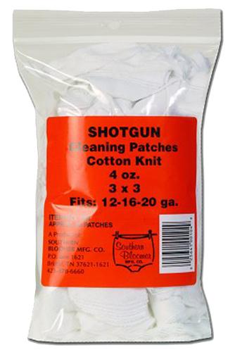 Pro-Shot 100% Cotton Flannel Patches 12-16ga. 50/ct
