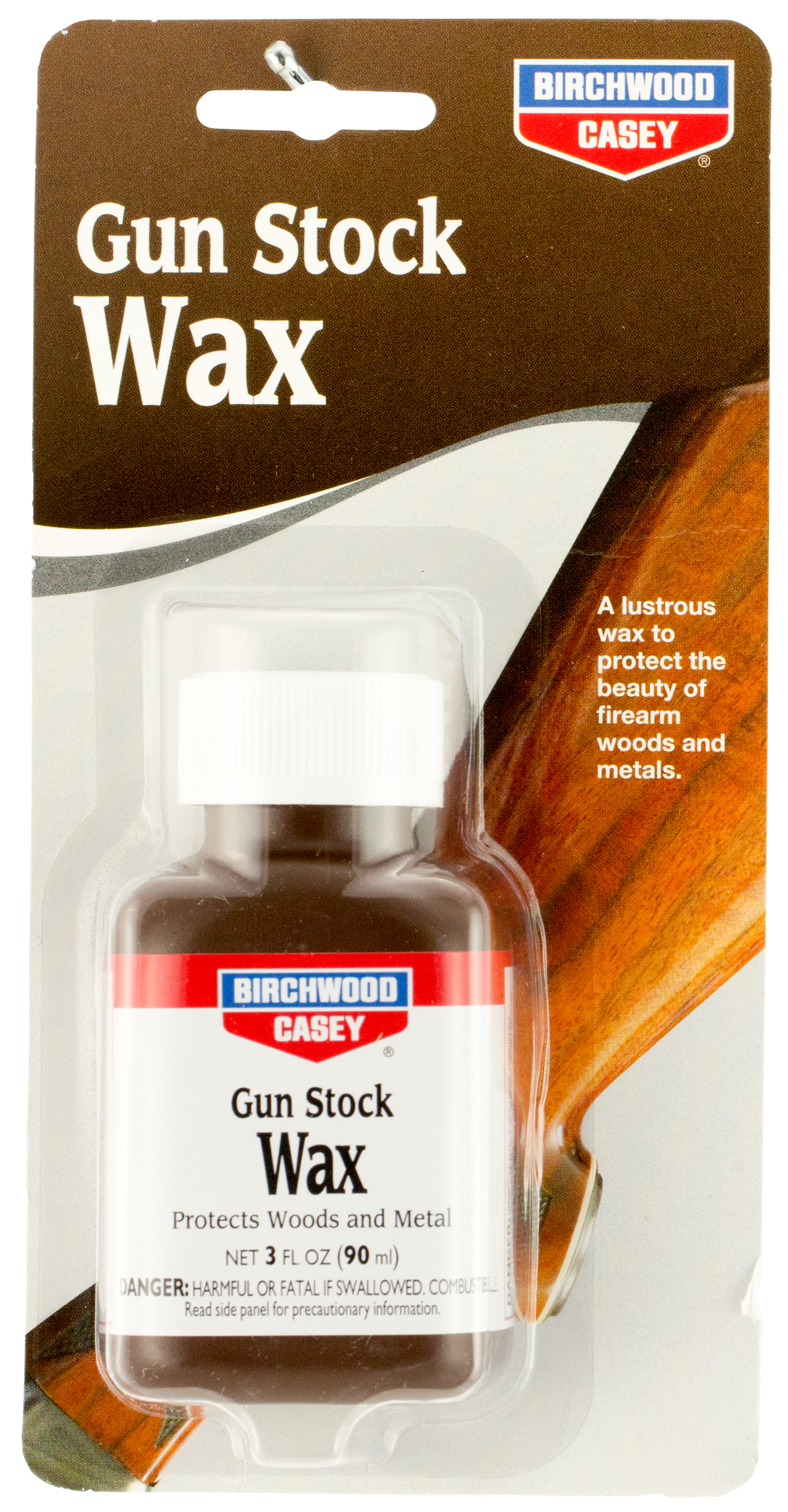 Birchwood Casey 23723 Gun Stock Wax  3 oz. Bottle