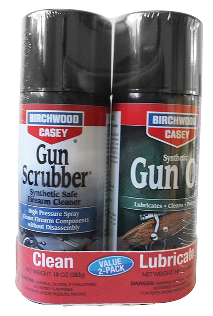 Birchwood Casey 33302 Gun Scrubber Synthetic Gun Oil Combo Pack 10 oz. Aerosol Can 2 Pack