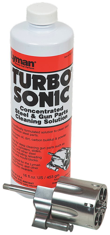 Lyman 7631707 Turbo Sonic Gun Parts Cleaning Solution Against Grease Dust Oil 16 oz Bottle