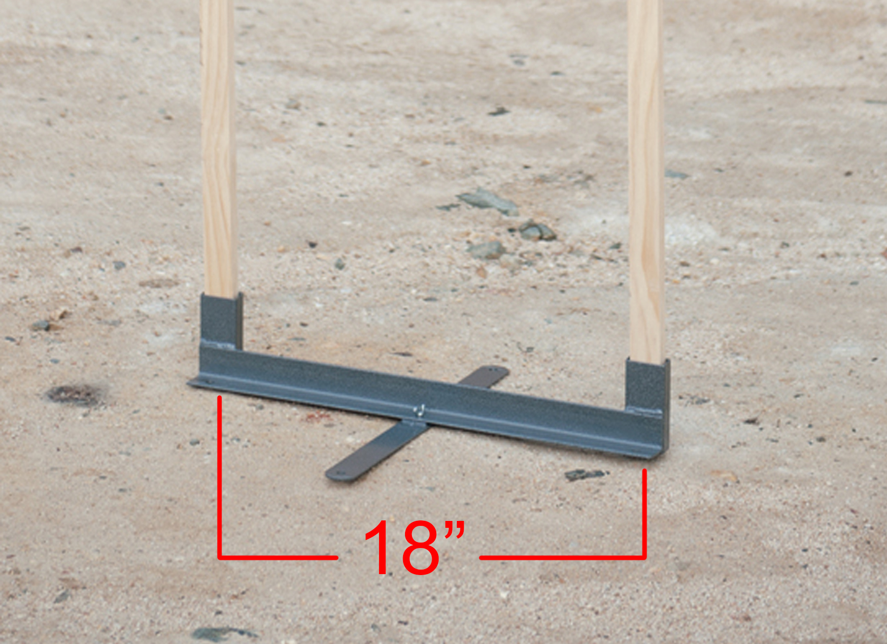 Birchwood Casey 1800MTS Metal Target Stand Gray Metal 18 Wide