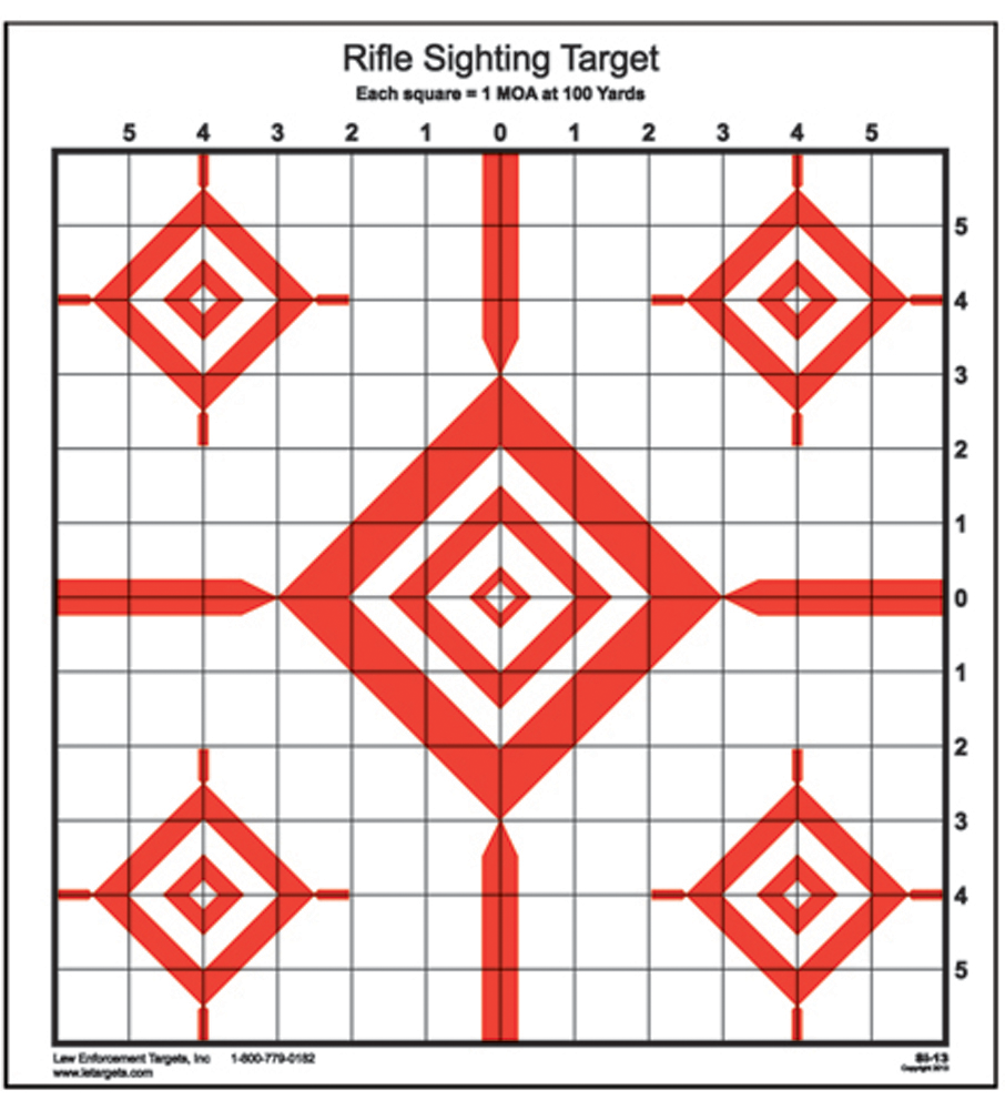 Action Target Advanced Rifle Paper Targets