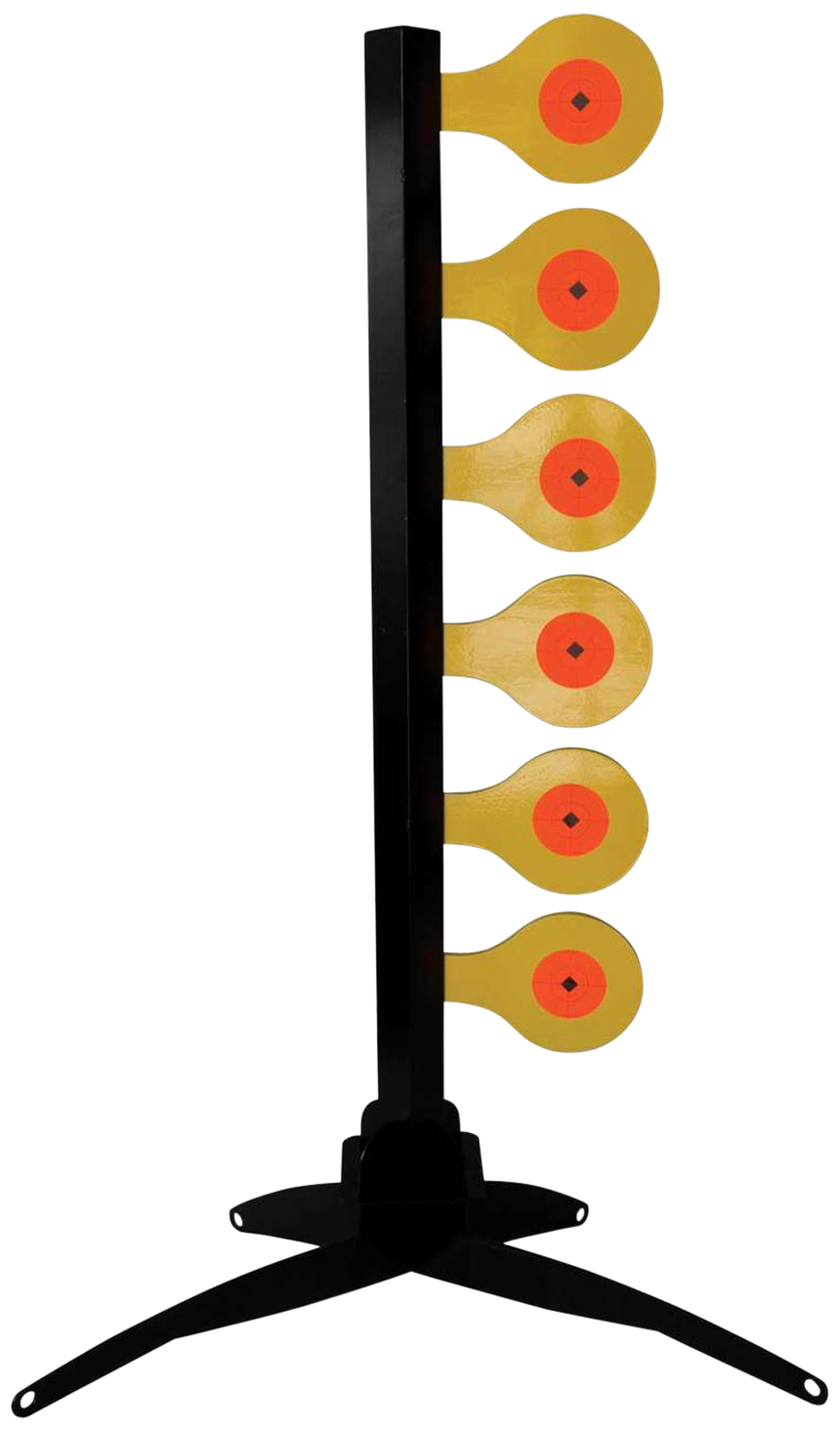 Birchwood Casey World of Targets Dueling Tree Steel Circle Targets (Black/Yellow)