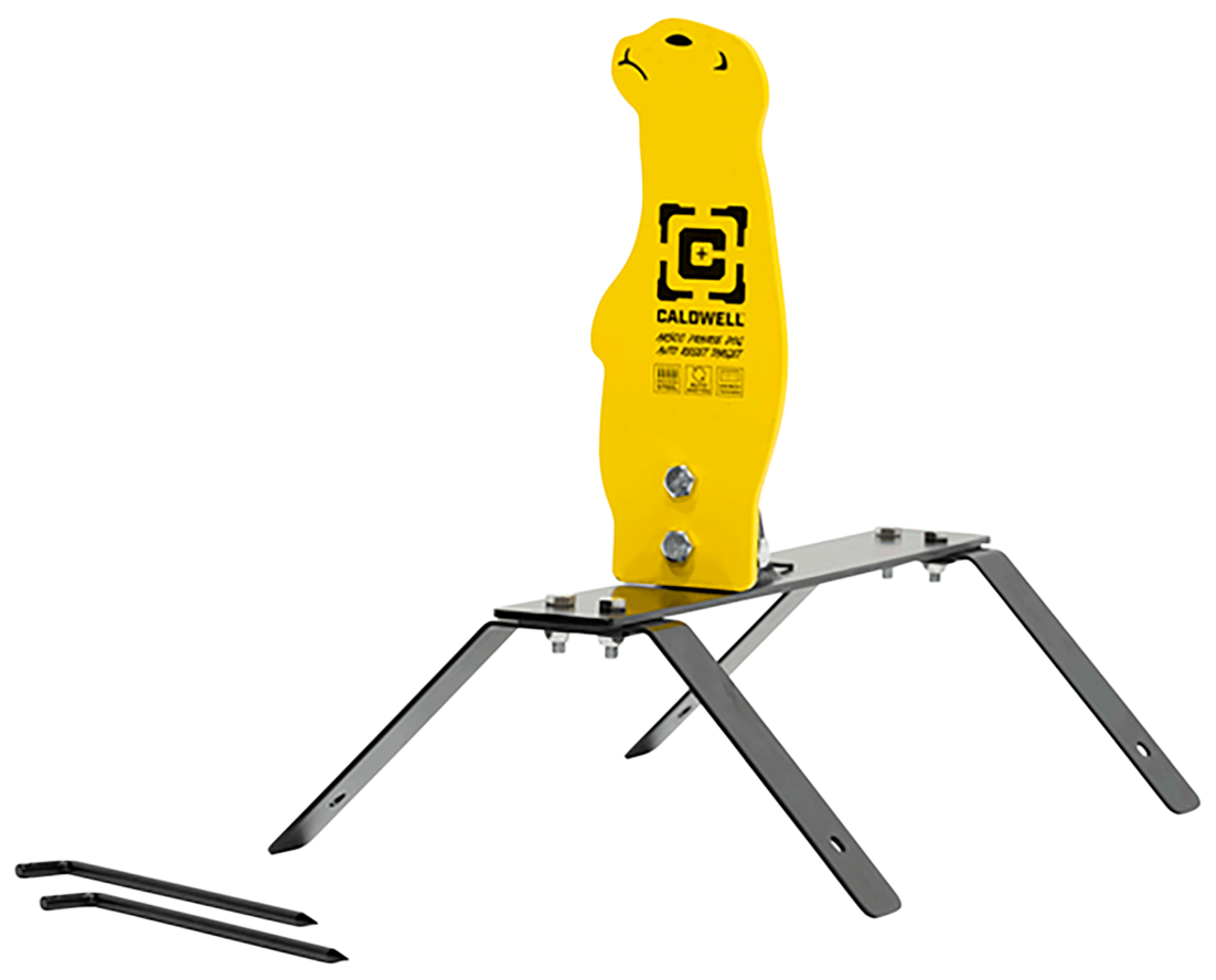 Caldwell AR500 Steel Auto Reset Prairie Dog Target (Yellow)