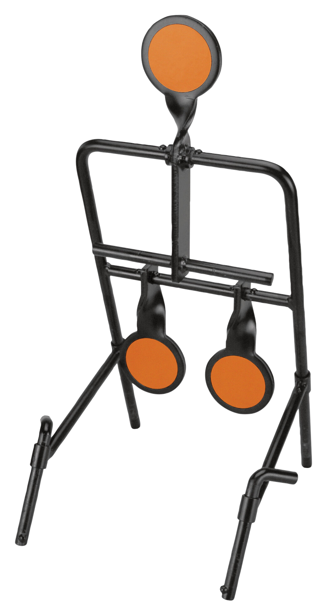 Caldwell AR500 Steel 3.50 Resetting Impact Targets (Black/Orange)