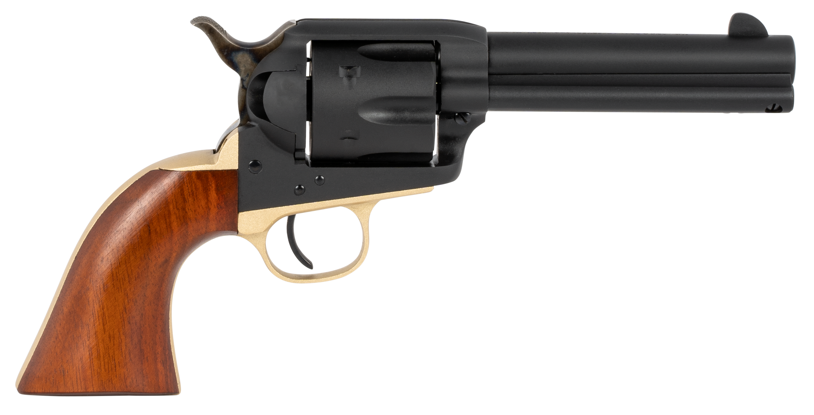 Taylors and Company 0397 Old Randall  357 Mag 6 Round 4.75 Blued Walnut Navy Sized Grip