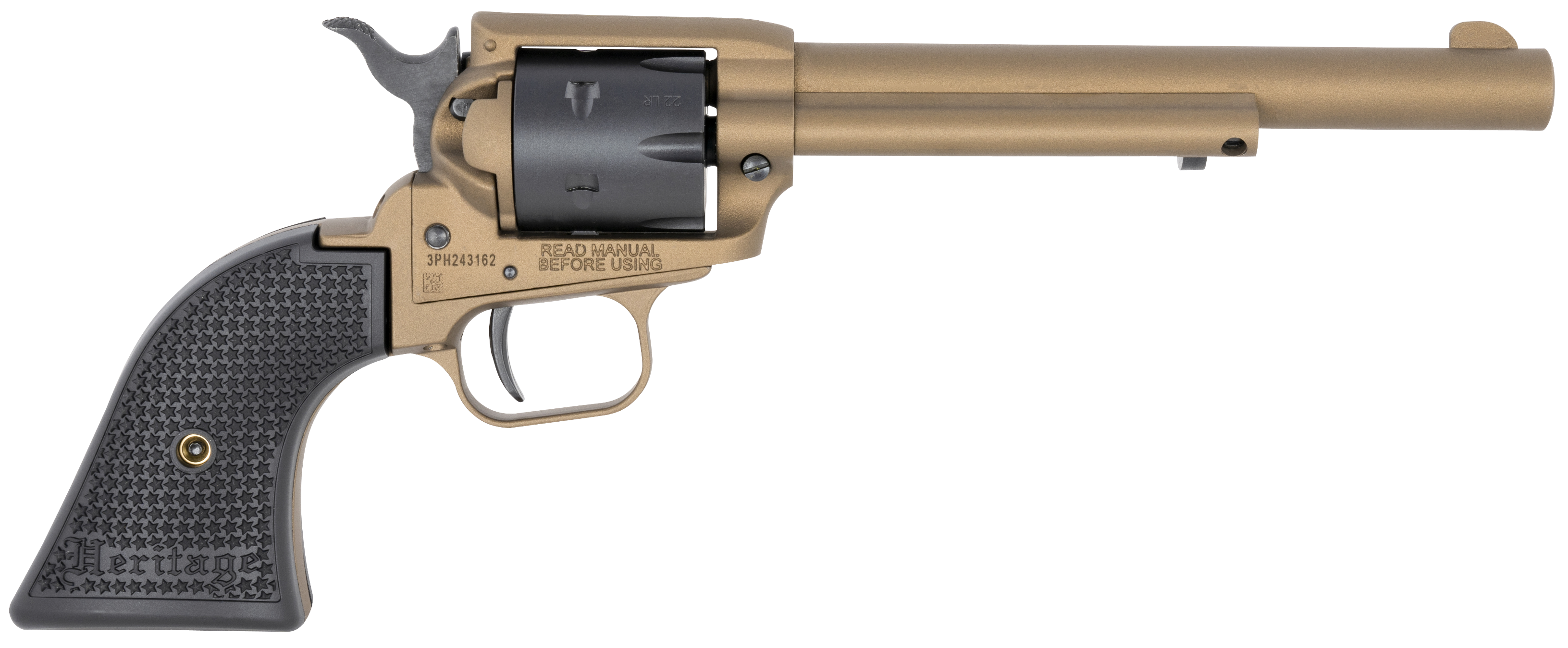 Heritage Manufacturing Rough Rider .22LR 6.50 6RD Revolver (Bronze)