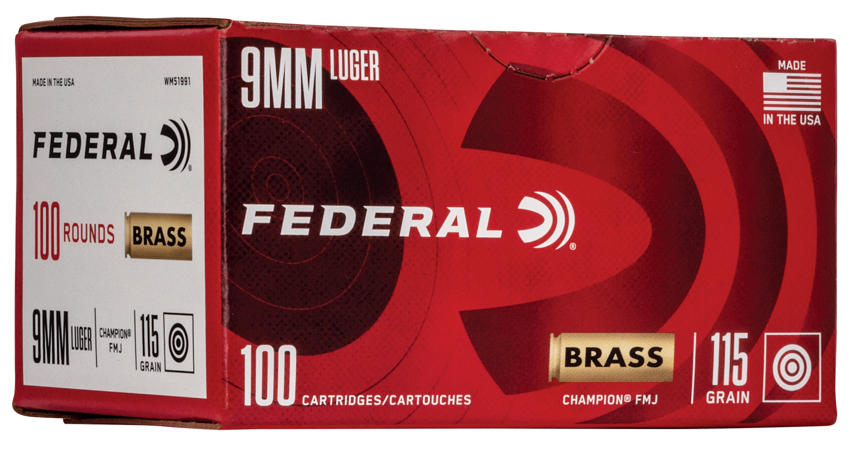 Federal Champion 30 Super Carry 90 Grain FMJ C3090A (Box)